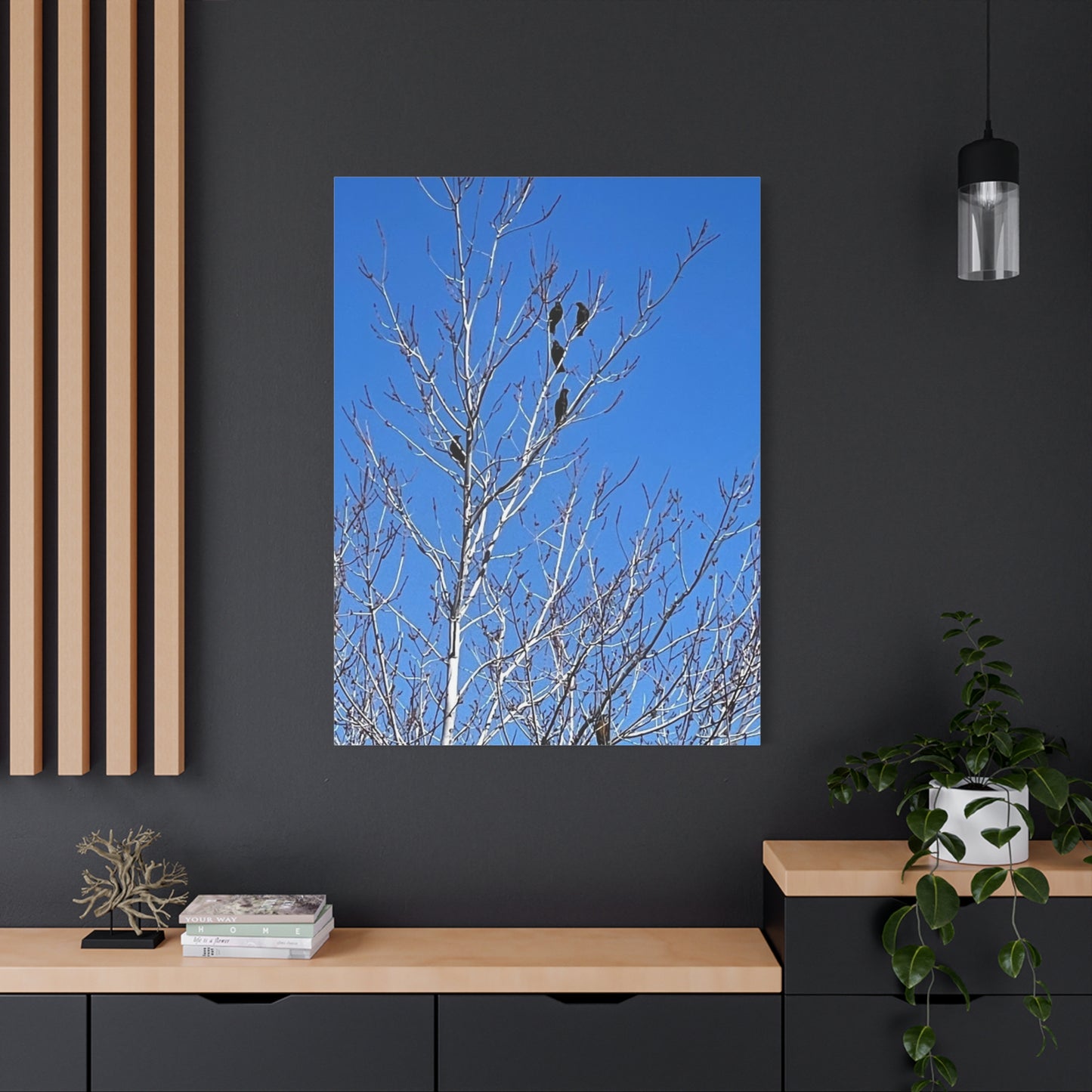 Serene Bird Canvas Wall Art - Tranquil Nature Decor for Home and Office