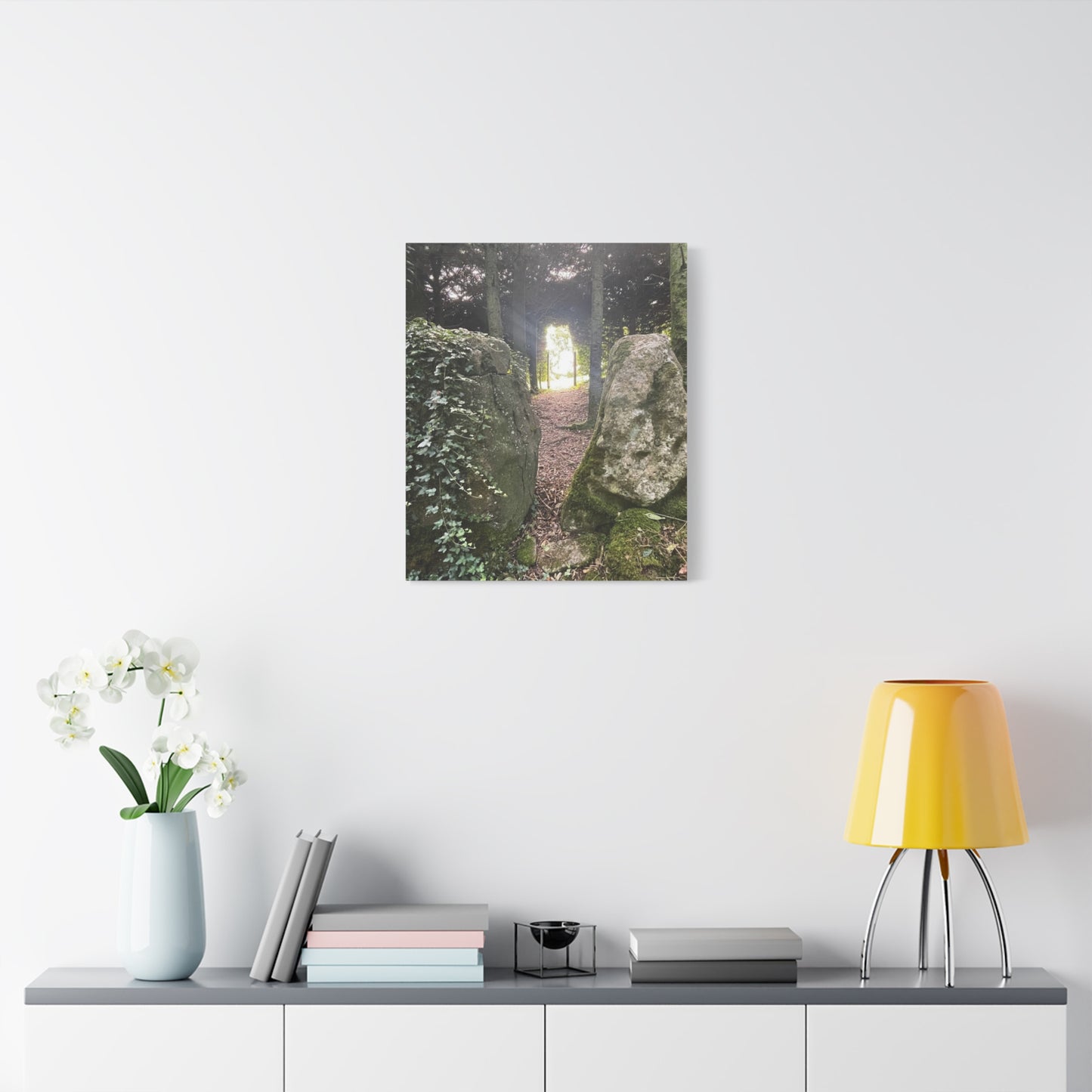 Serene Nature Wall Art Canvas – Tranquil Forest Scene for Home Decor