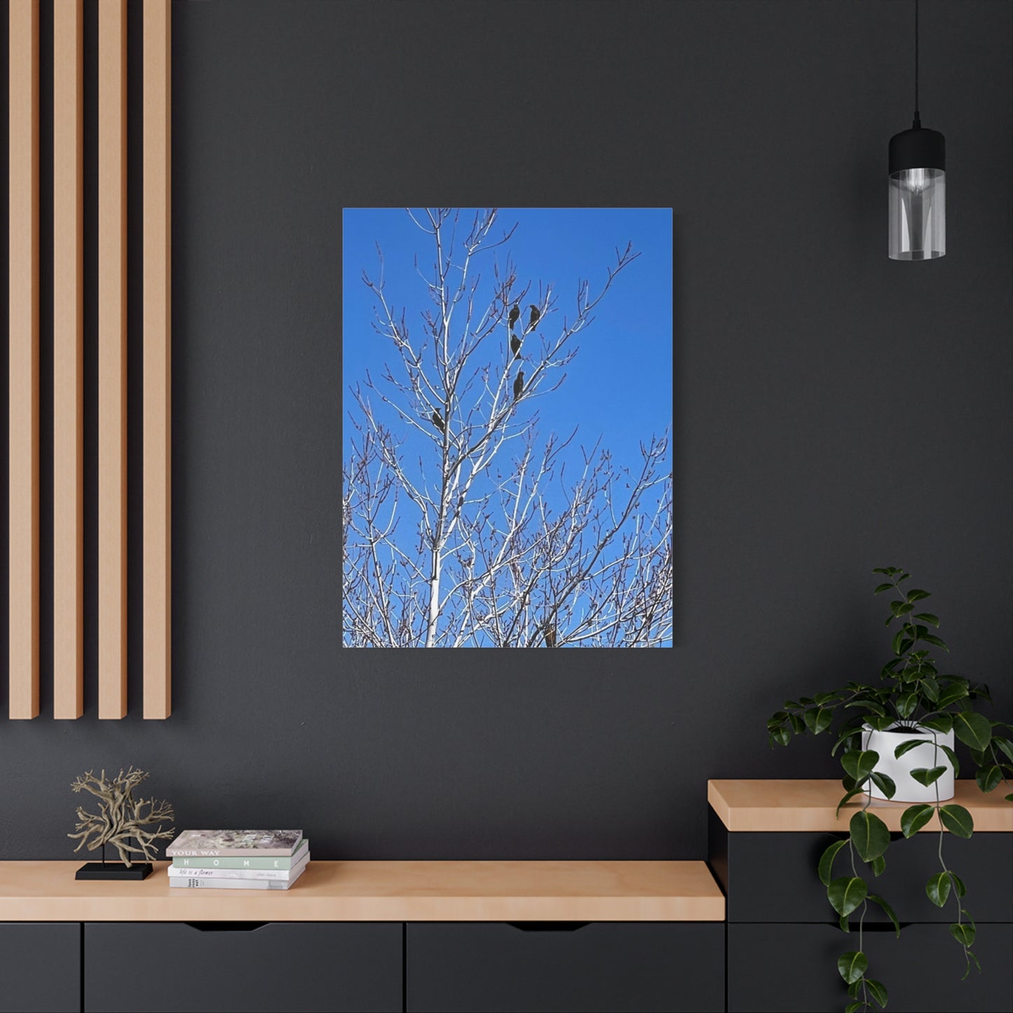 Serene Bird Canvas Wall Art - Tranquil Nature Decor for Home and Office
