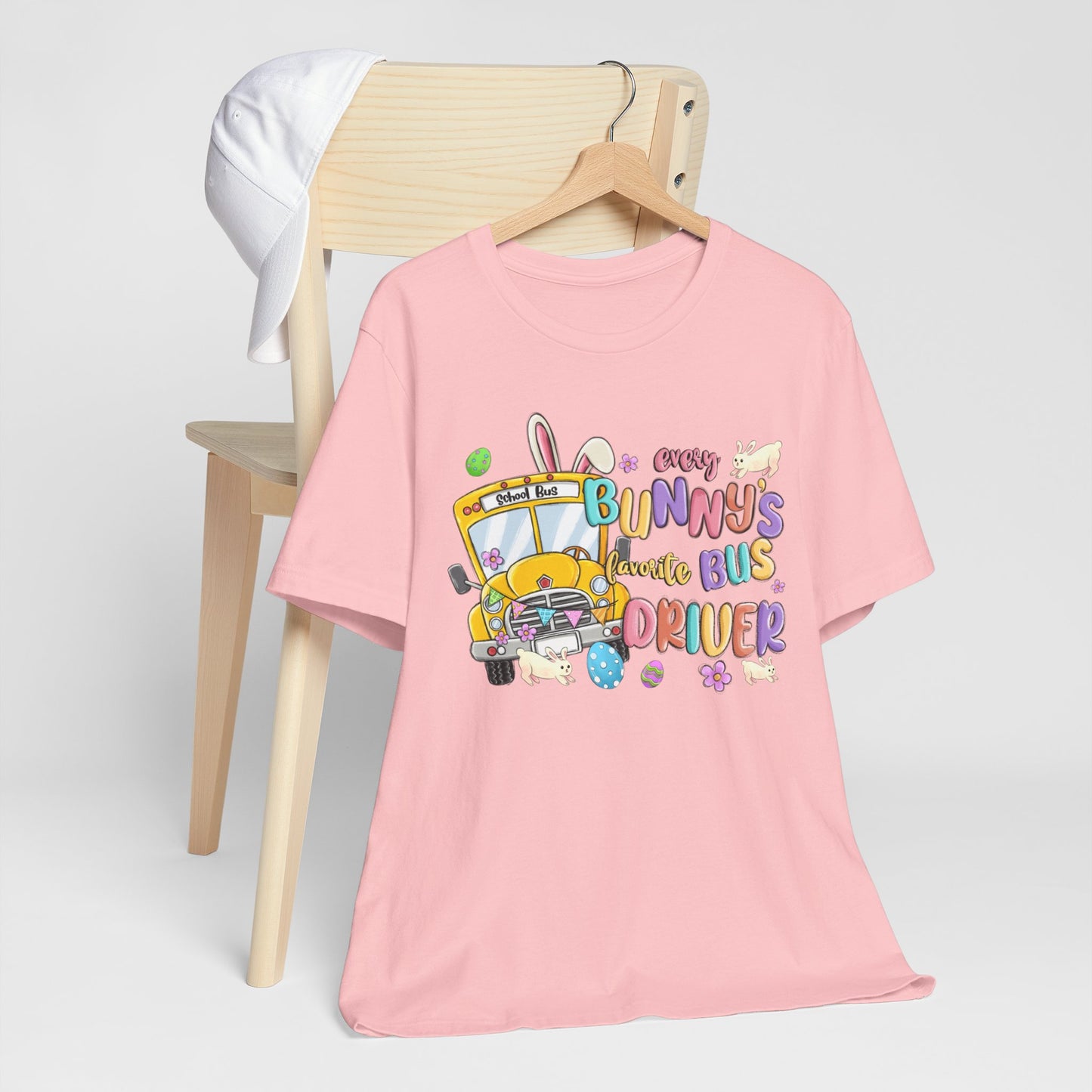 Every Bunny's Favorite Bus Driver Unisex Tee - Fun Easter T-Shirt for Kids and Adults