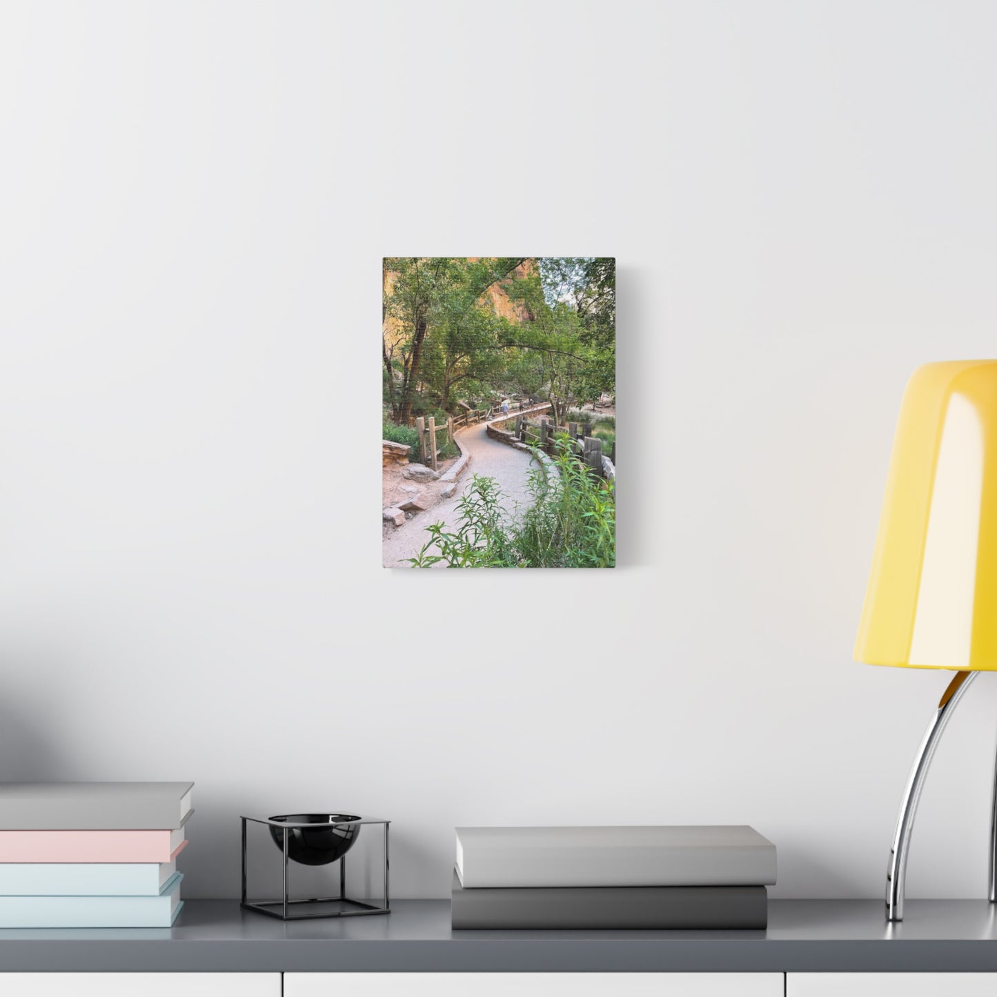 Nature Path Matte Canvas Wall Art - Scenic Landscape Decor