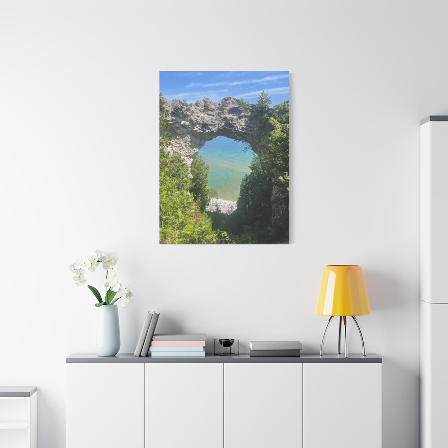 Scenic Nature Canvas - Arch Rock Artwork