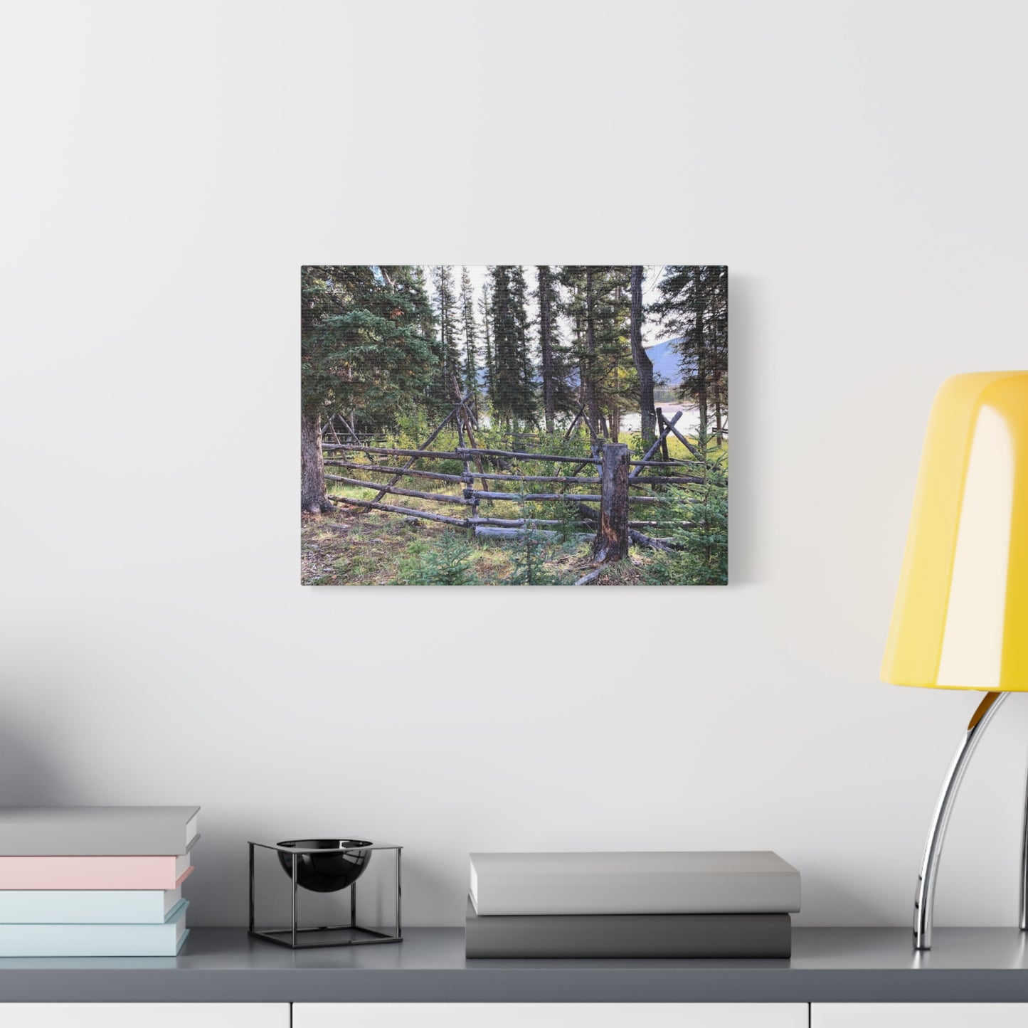 Nature-Inspired Wall Art Canvas Print - Tranquil Forest Scene