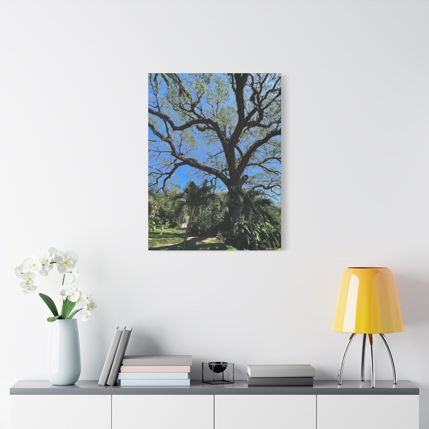 Nature-Inspired Stretched Canvas Art - Large Tree Print