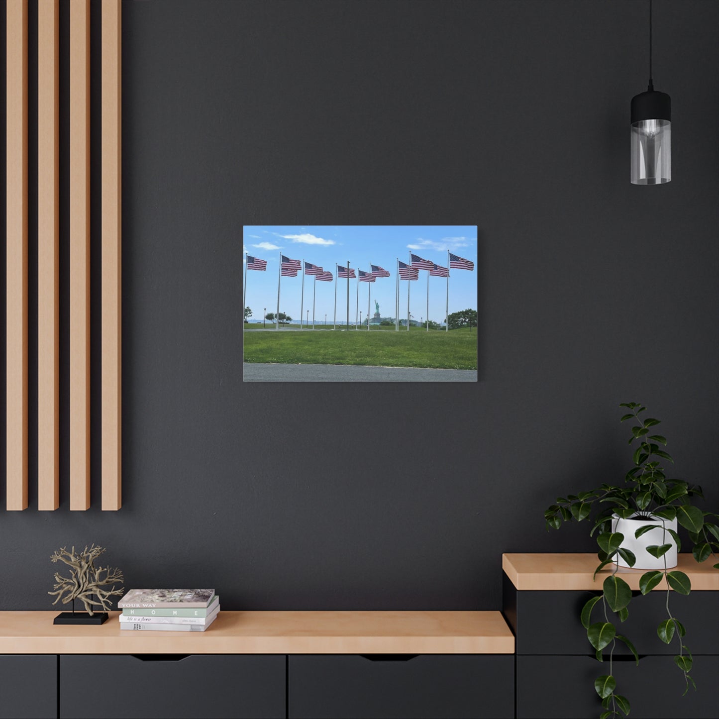 Statue of Liberty Canvas Wall Art - Patriotic Decor