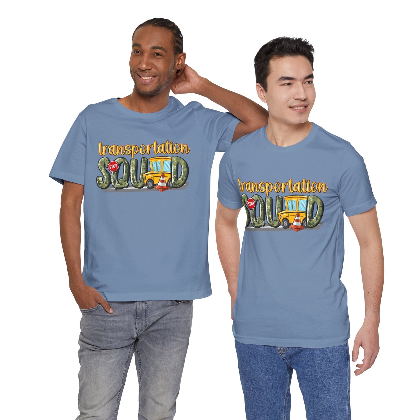 Funny Transportation Squad Unisex Jersey Tee