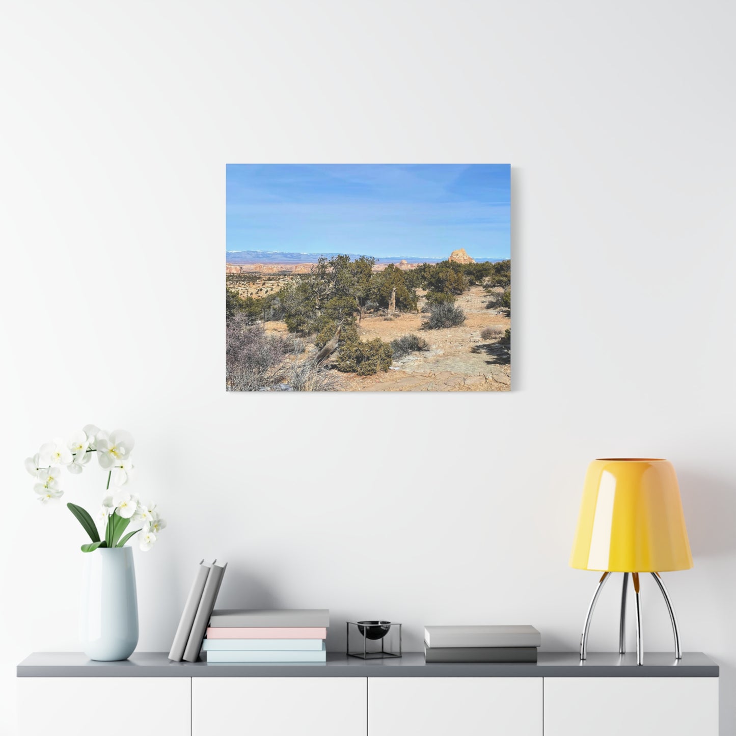 Desert Landscape Canvas Wall Art – 1.25" Matte Stretched Decor for Nature Lovers