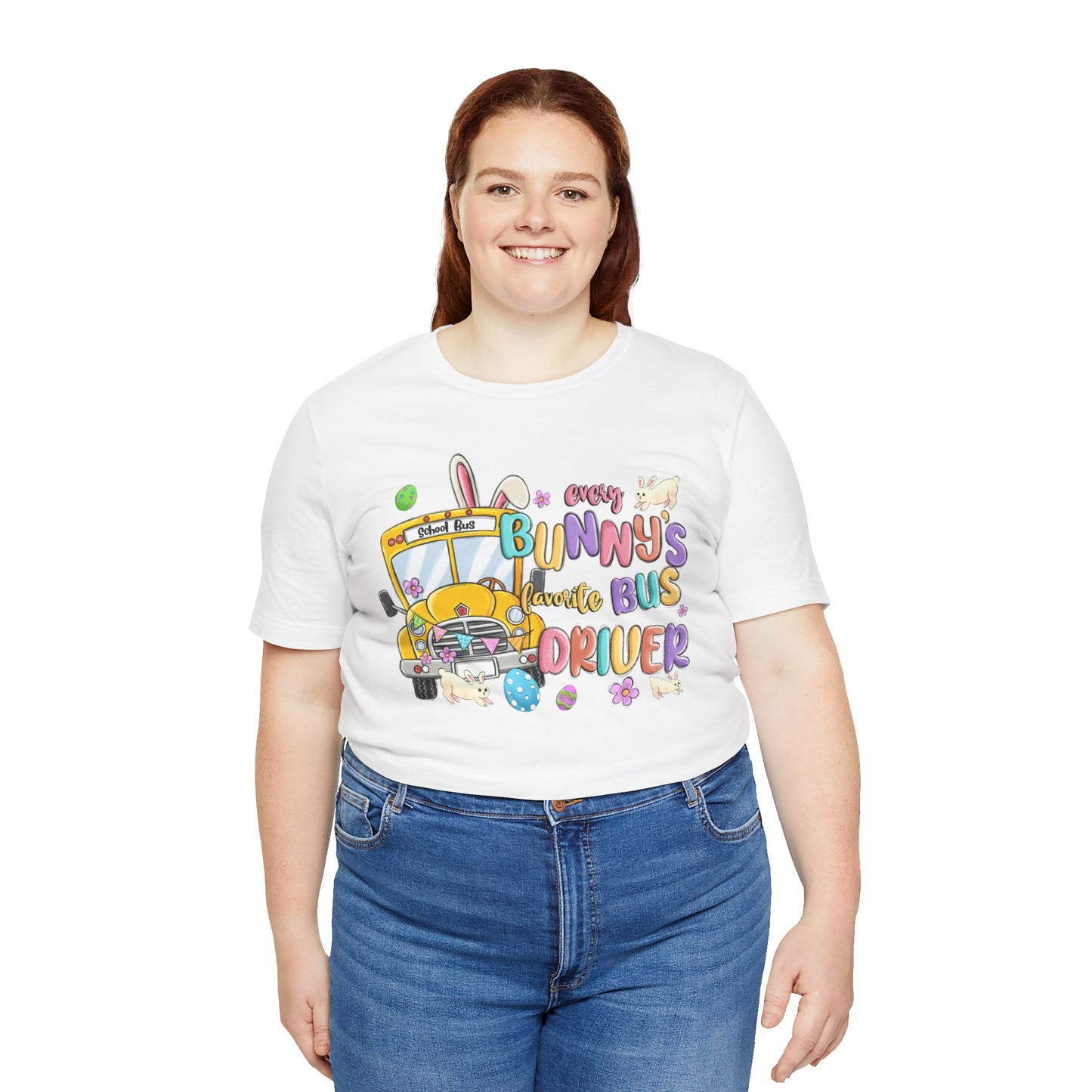 Every Bunny's Favorite Bus Driver Unisex Tee - Fun Easter T-Shirt for Kids and Adults
