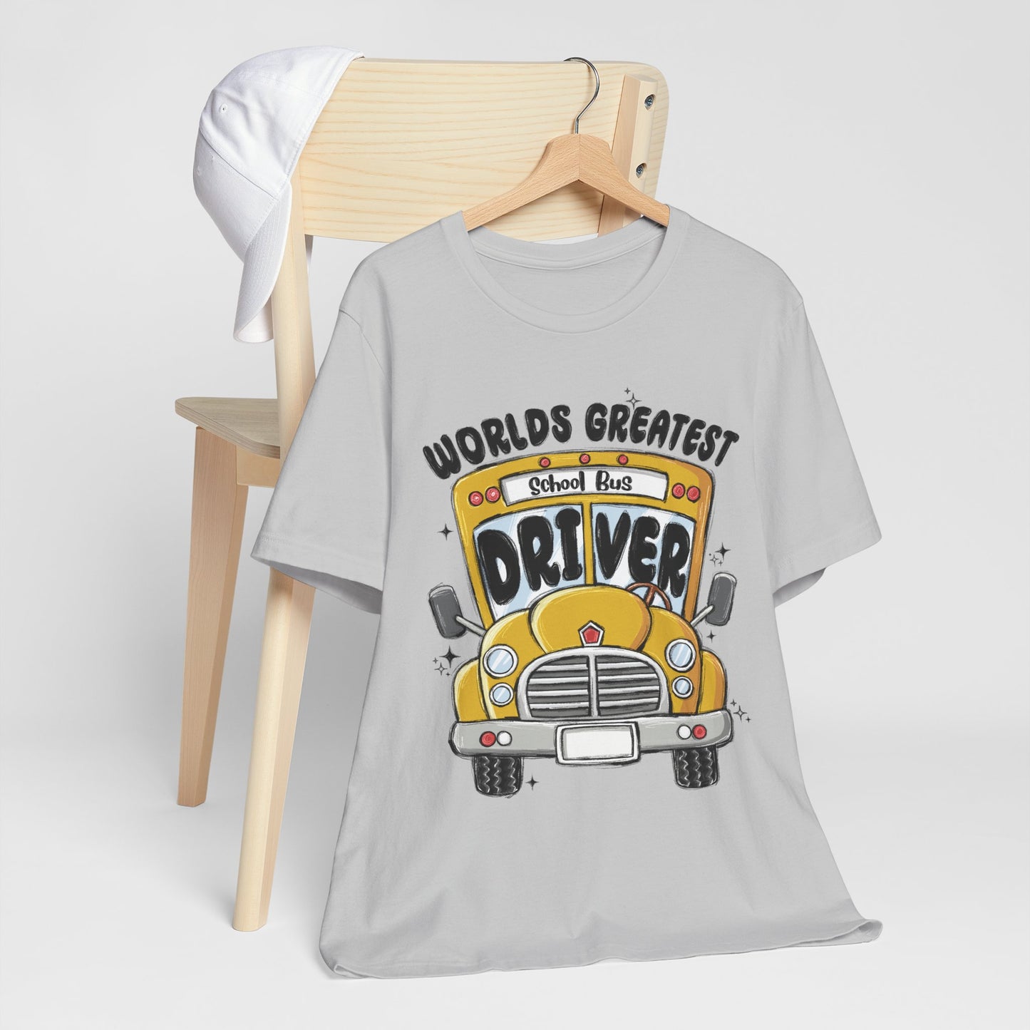 World's Greatest School Bus Driver Tee - Unisex Jersey Short Sleeve