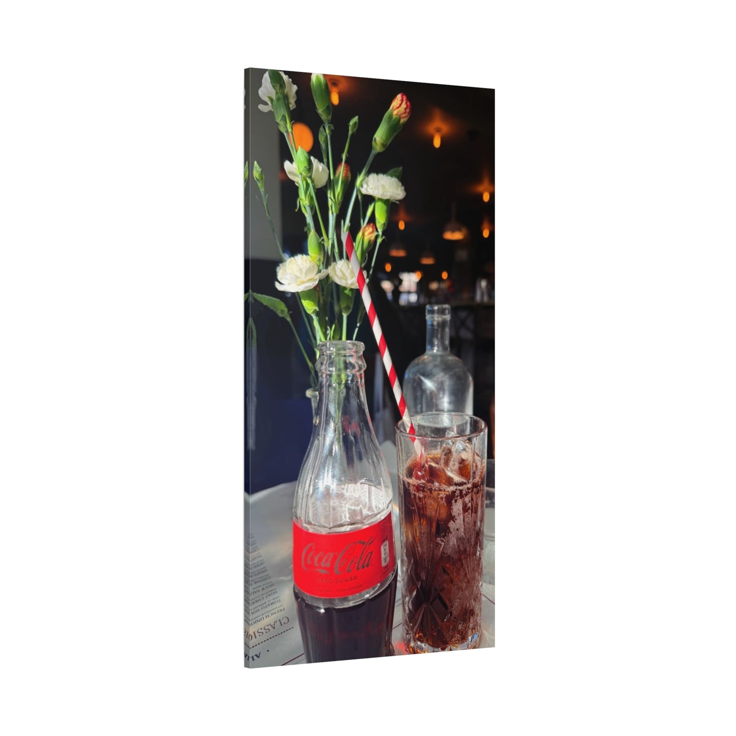 Retro Coca-Cola Canvas Wall Art - 1.25" Stretched Print for Home Decor