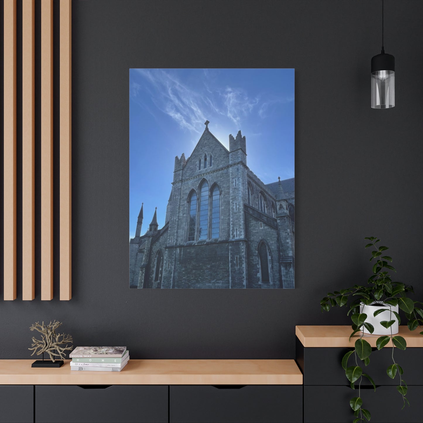 Stunning Matte Canvas Art Print, Gothic Architecture, Home Décor, Wall Art, Religious Decor, Gift for Art Lovers