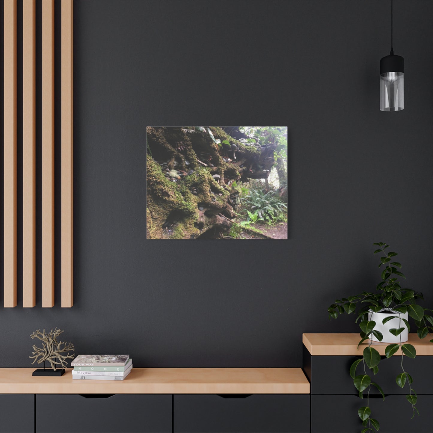 Nature-Inspired Stretched Canvas Art: Enchanted Forest Vibes