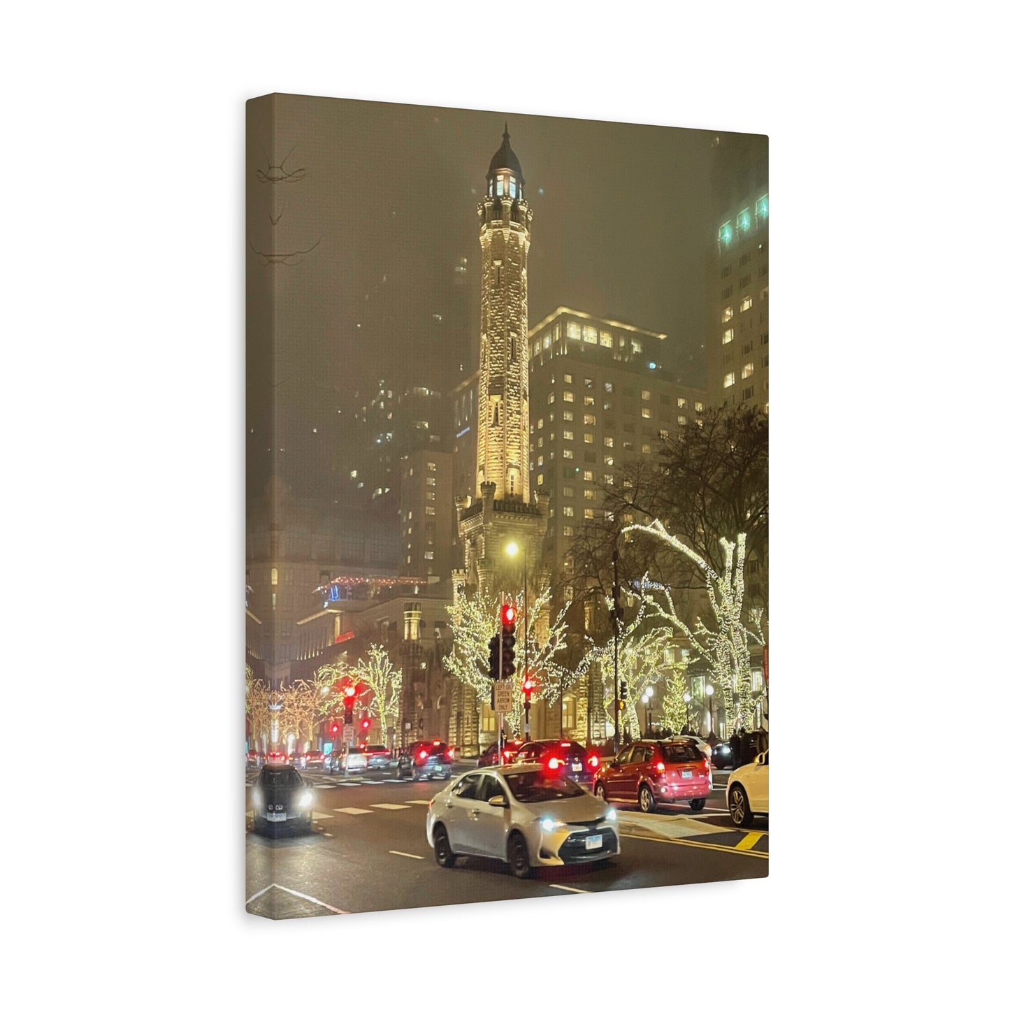 City Lights Wall Art - Water Tower