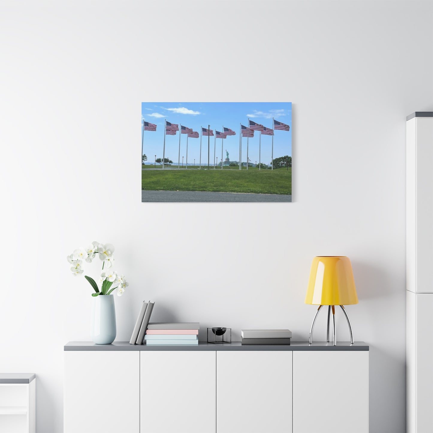 Statue of Liberty Canvas Wall Art - Patriotic Decor