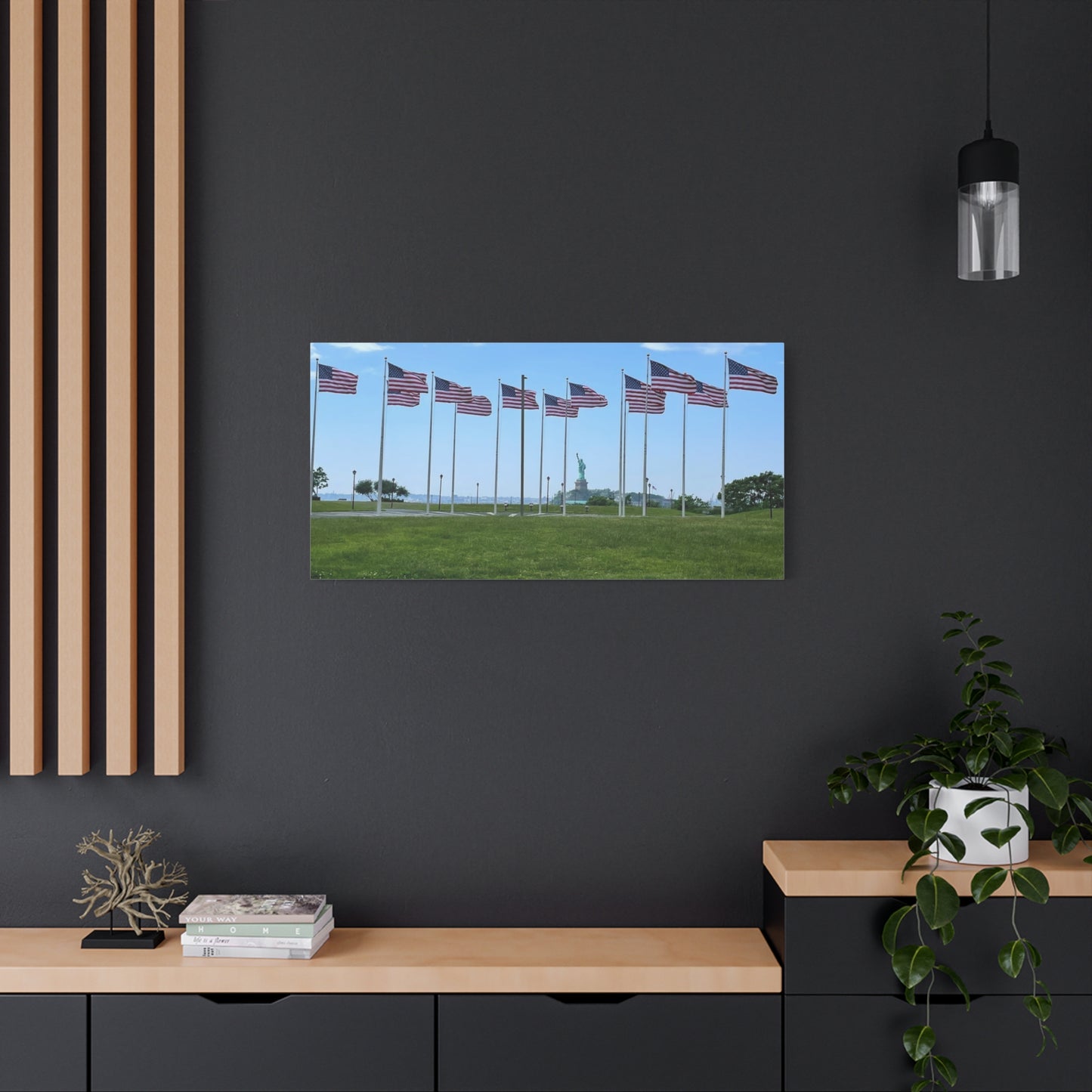 Statue of Liberty Canvas Wall Art - Patriotic Decor