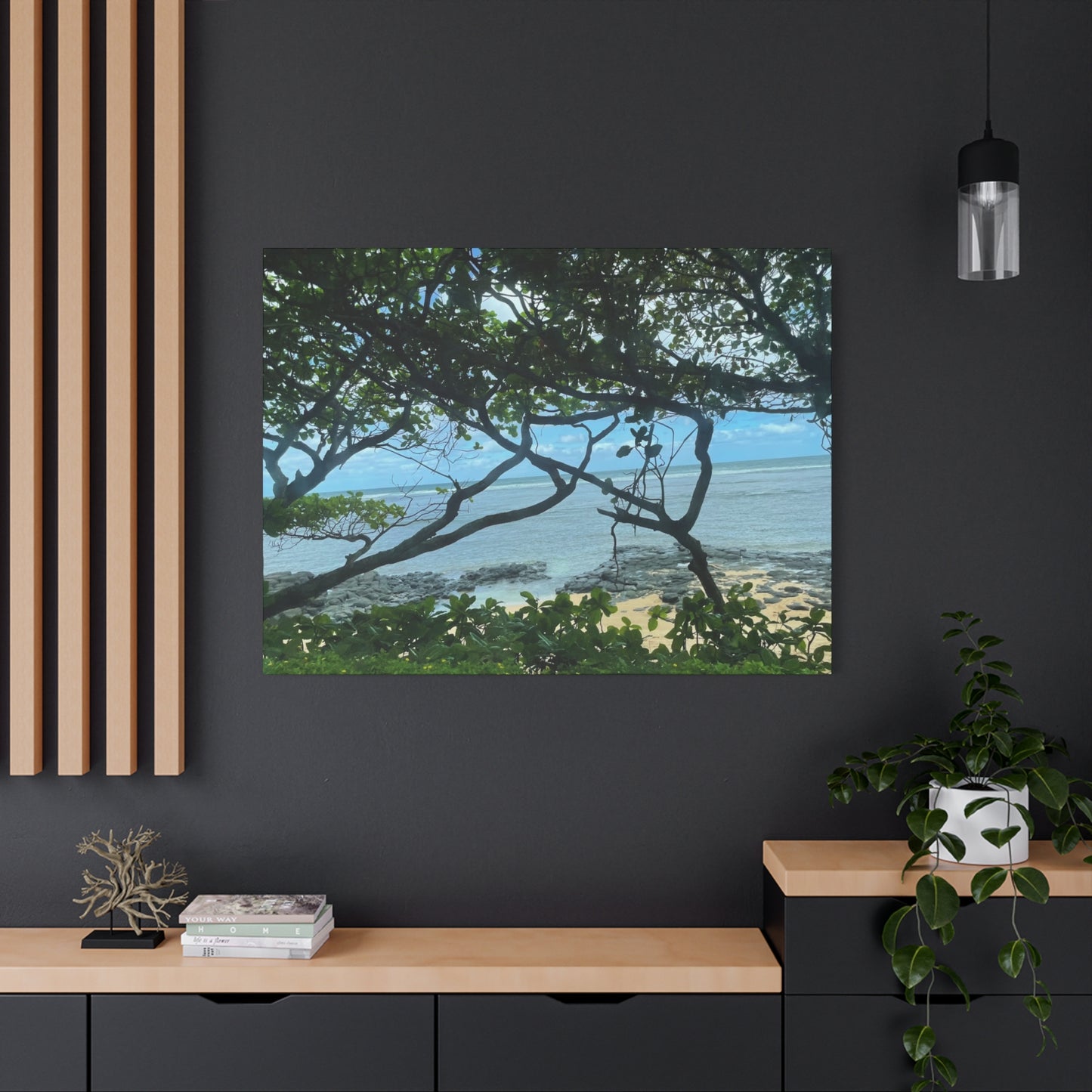 Serene Coastal Canvas Art Print - 1.25" Stretched Wall Décor