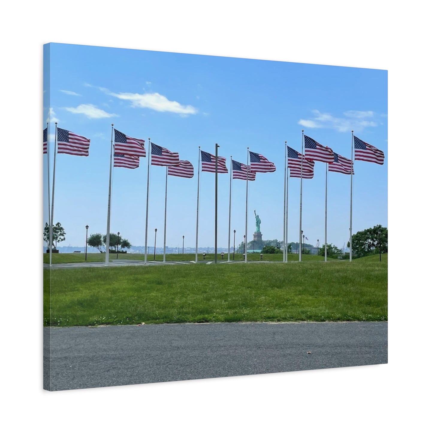 Statue of Liberty Canvas Wall Art - Patriotic Decor