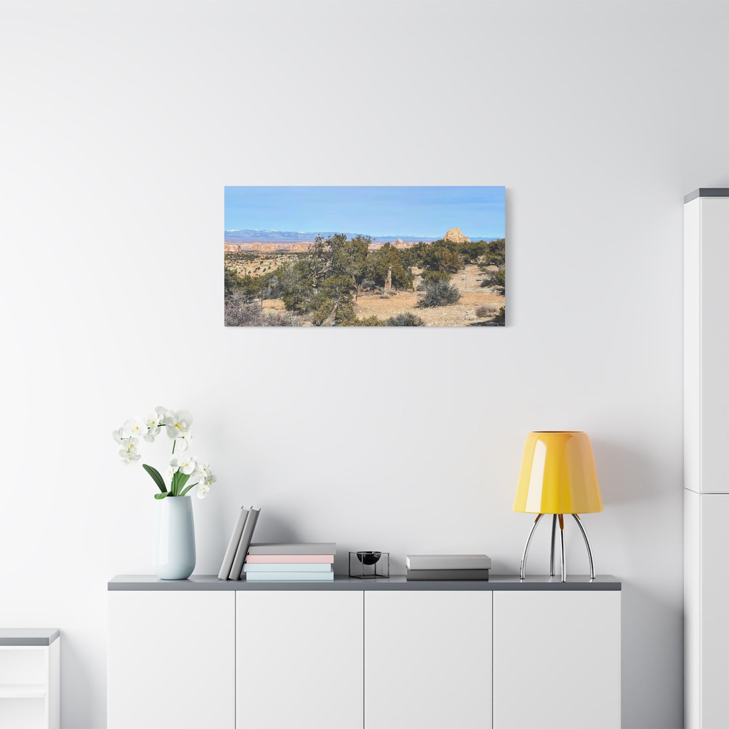 Desert Landscape Canvas Wall Art – 1.25" Matte Stretched Decor for Nature Lovers