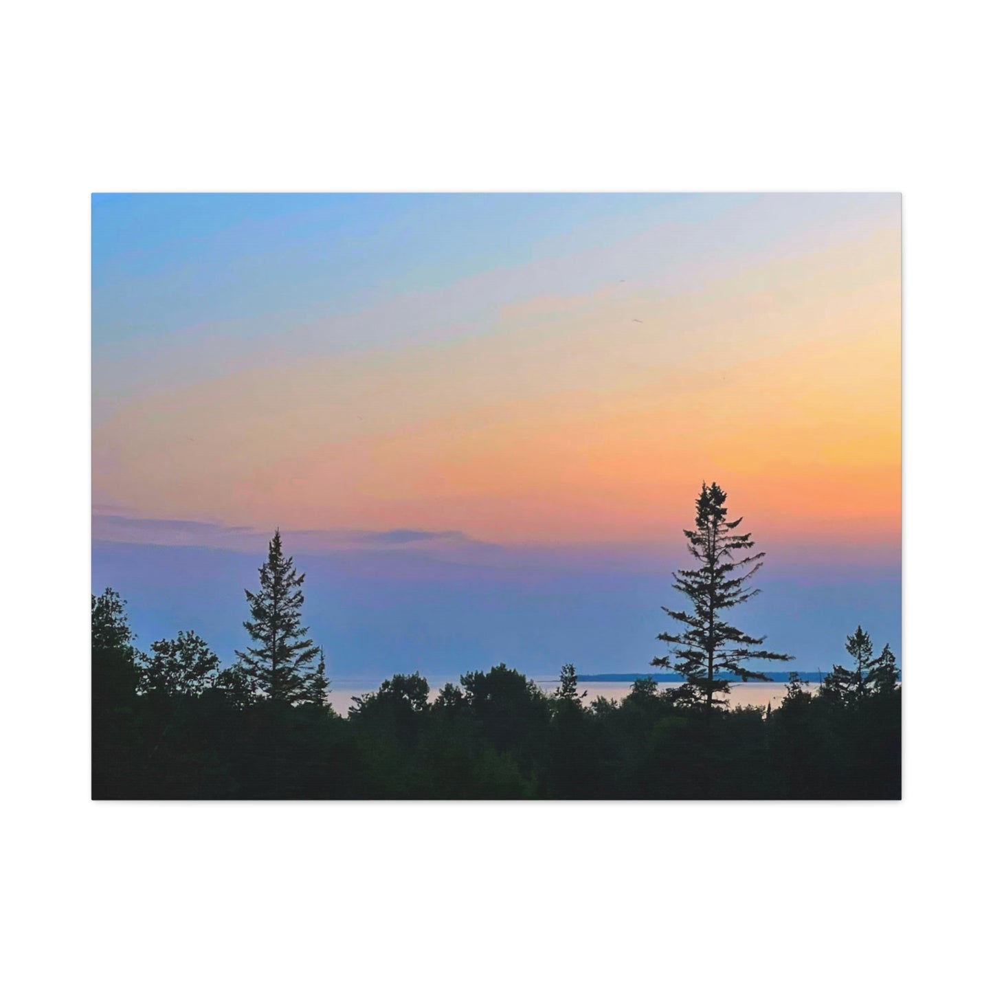 Serene Landscape Canvas Wall Art - Stretched Matte 1.25"