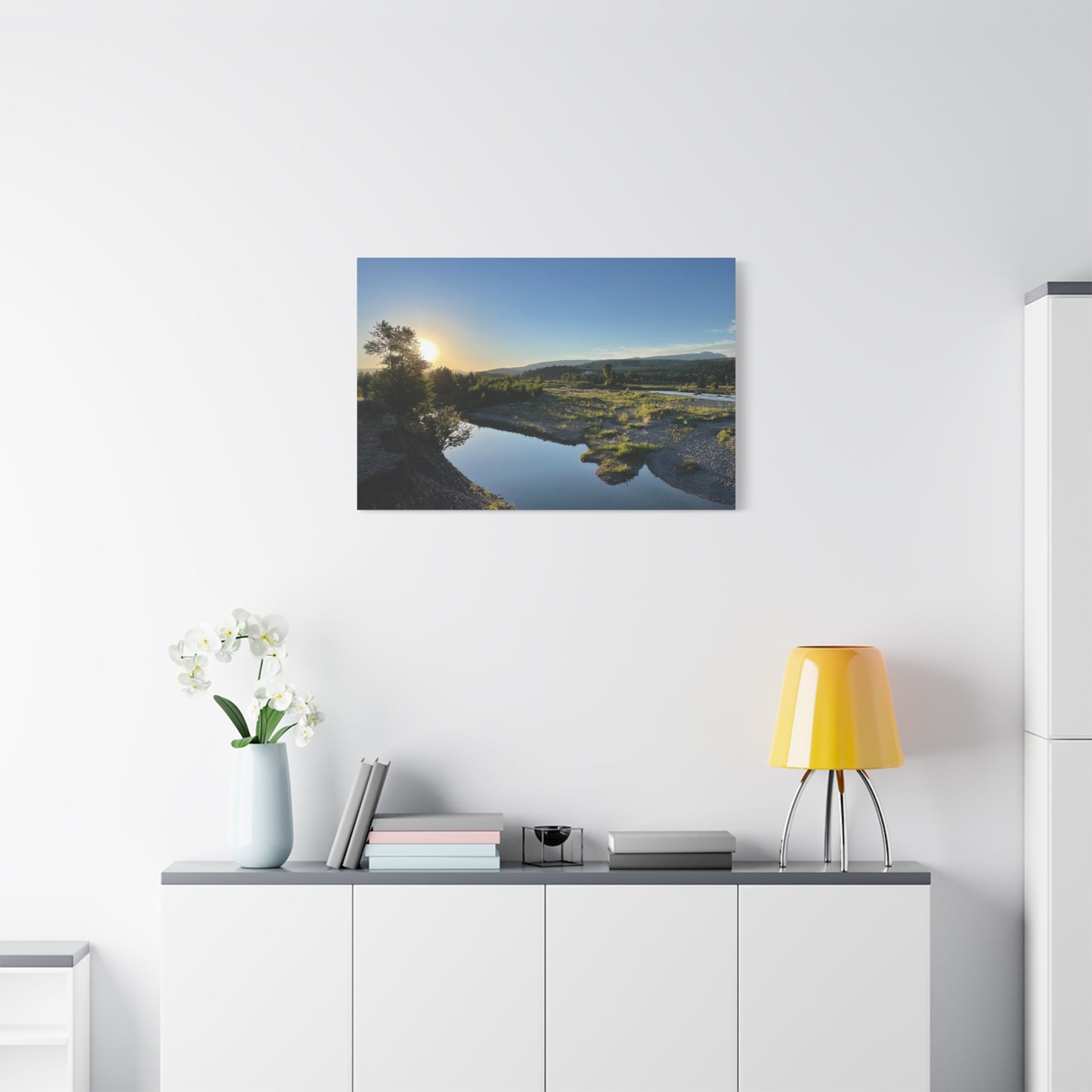 Serene Landscape Matte Canvas Wall Art