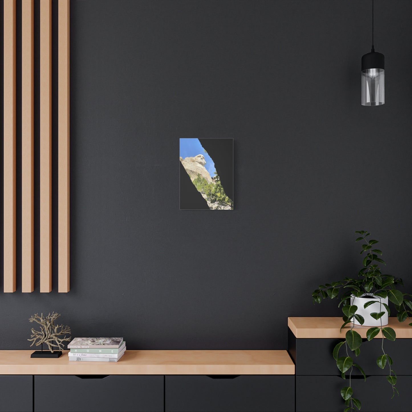 Mount Rushmore Matte Canvas Wall Art - Nature & History Decor