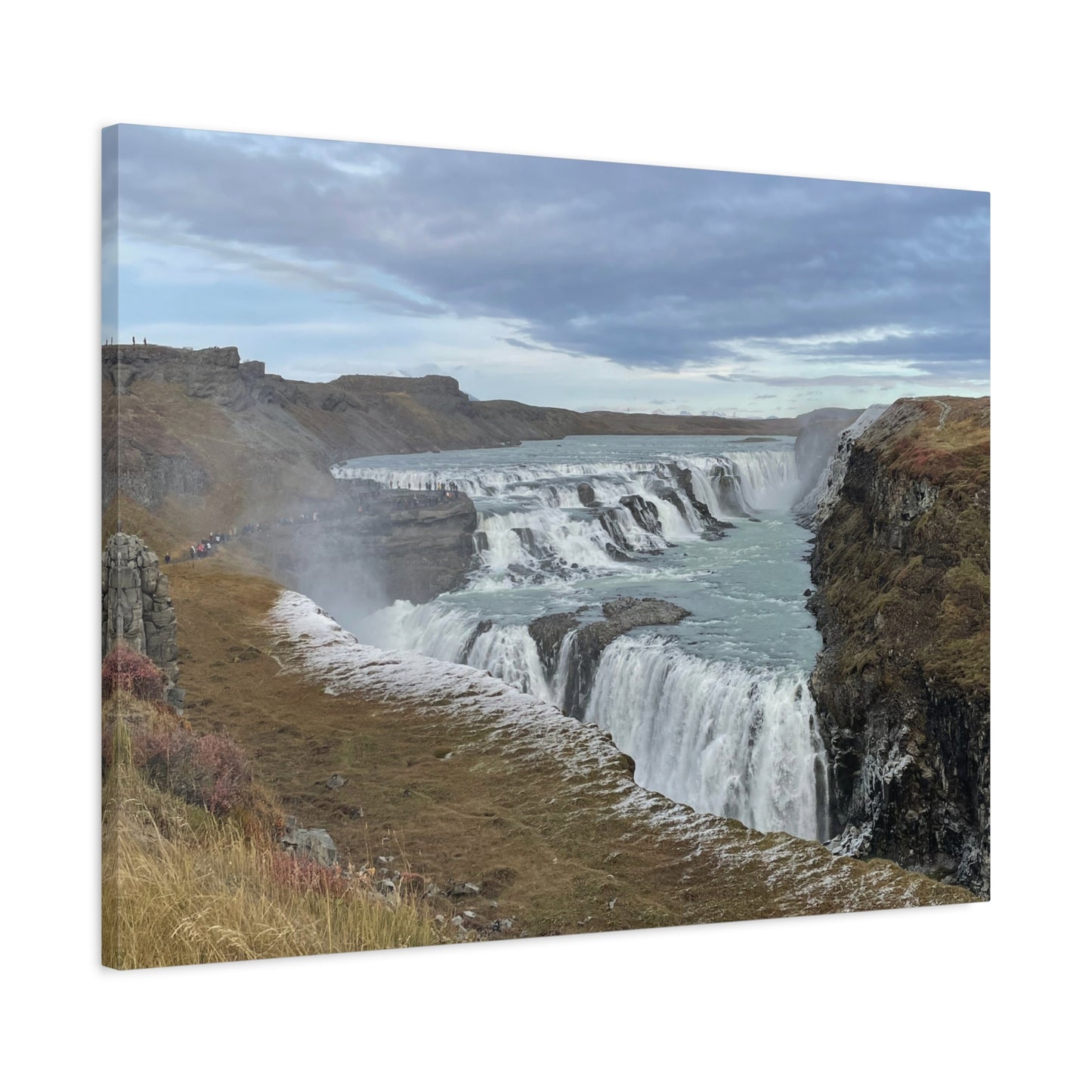 Serene Waterfall Canvas Wall Art - Tranquil Nature Decor