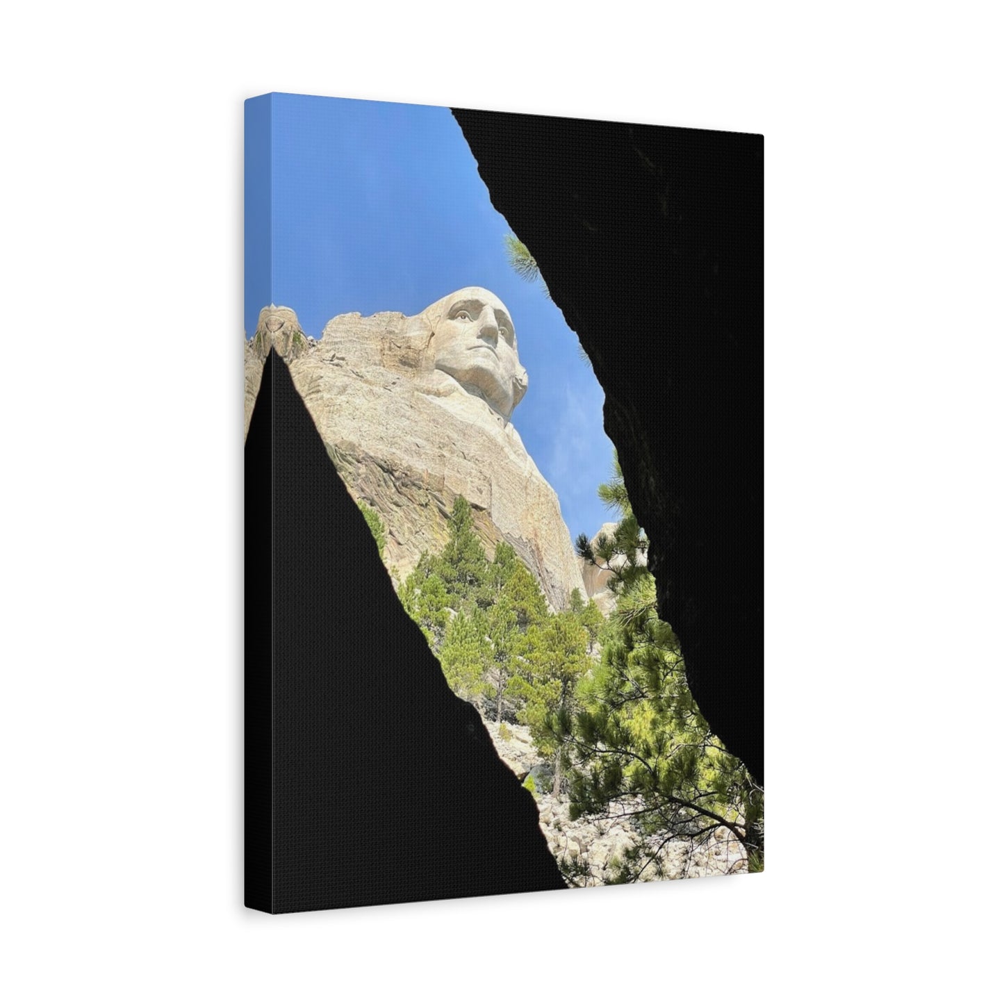 Mount Rushmore Matte Canvas Wall Art - Nature & History Decor