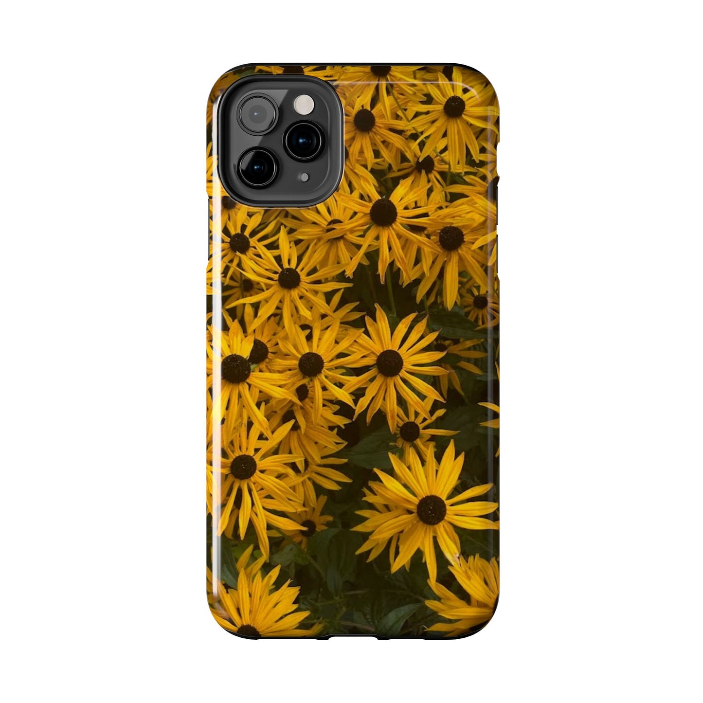 Vibrant Floral Tough Phone Case – Durable Protection with a Sunny Yellow Flower Design