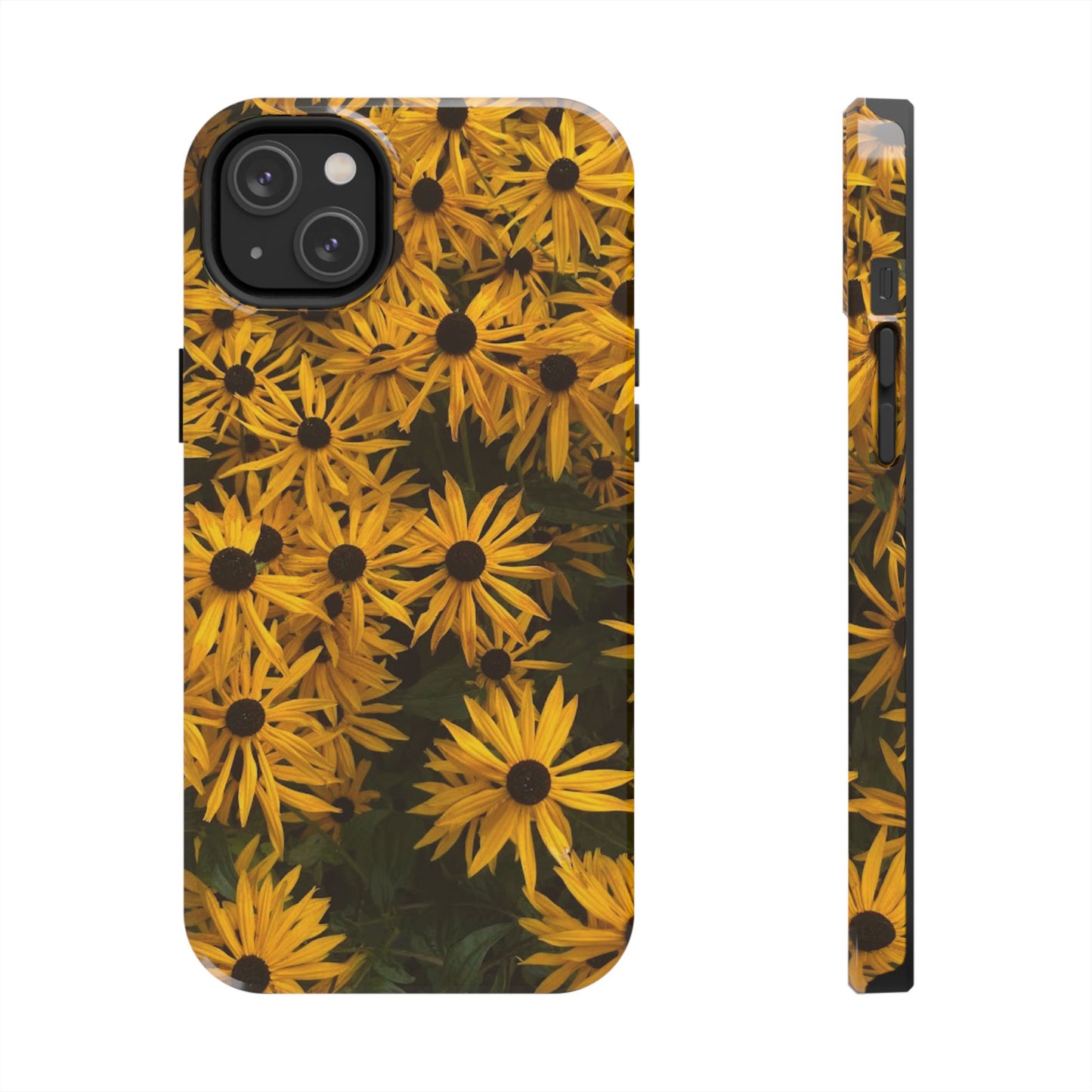 Vibrant Floral Tough Phone Case – Durable Protection with a Sunny Yellow Flower Design