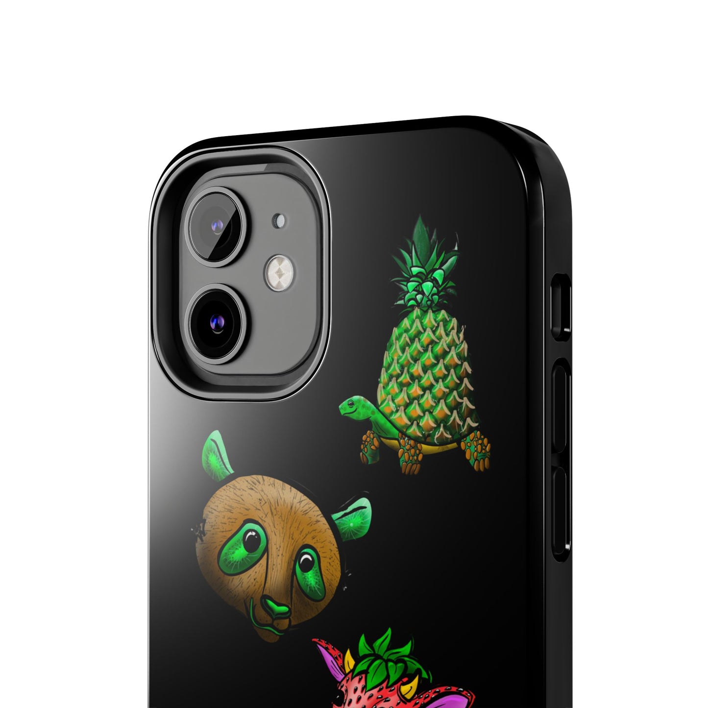 Colorful Animal Design Tough Phone Case - Unique Protection for Wildlife Lovers