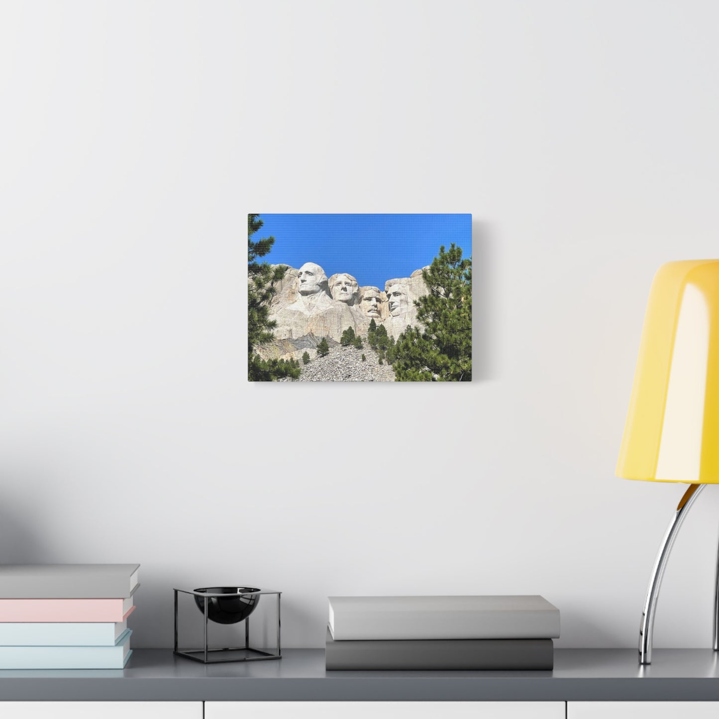 Rustic Mount Rushmore Canvas Art - Stretched Wall Decor