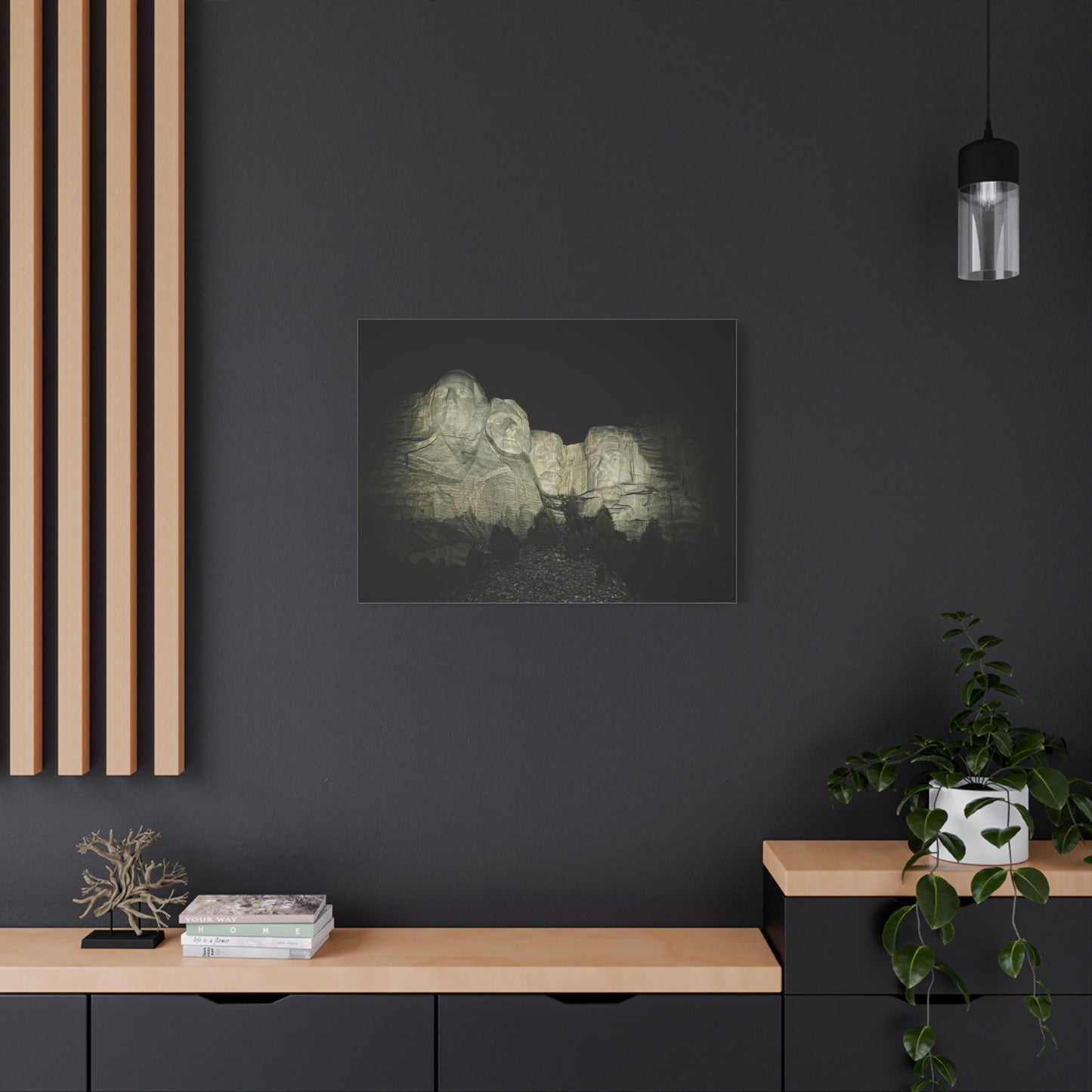 Mount Rushmore Matte Canvas Wall Art - Stretched, 1.25"