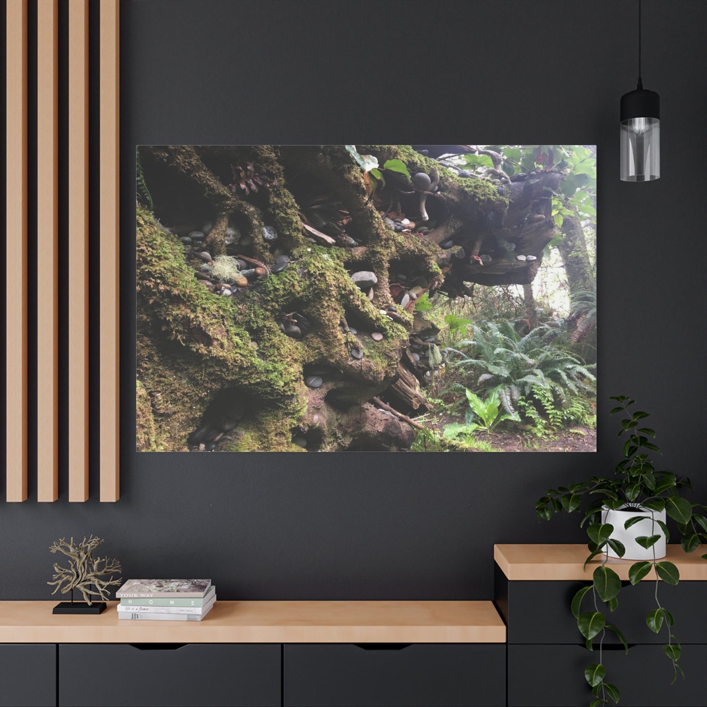 Nature-Inspired Stretched Canvas Art: Enchanted Forest Vibes