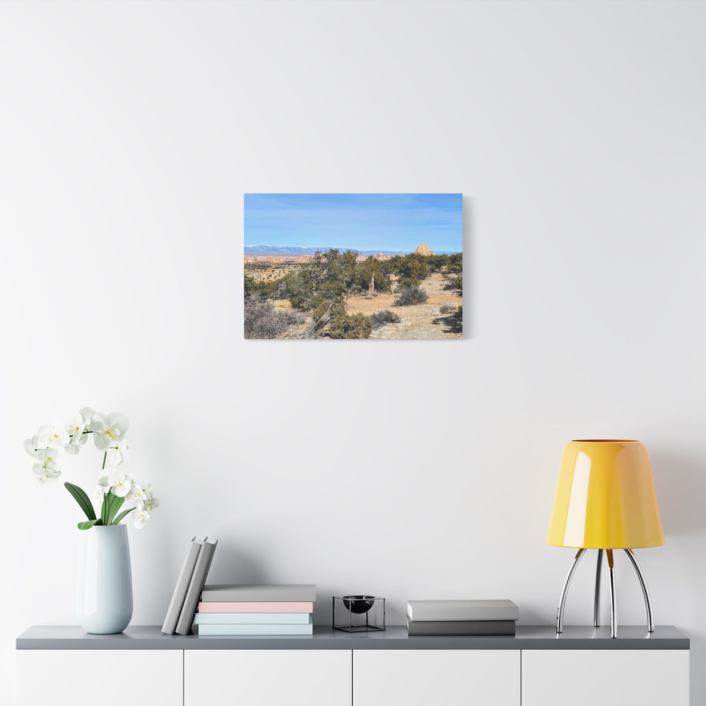 Desert Landscape Canvas Wall Art – 1.25" Matte Stretched Decor for Nature Lovers