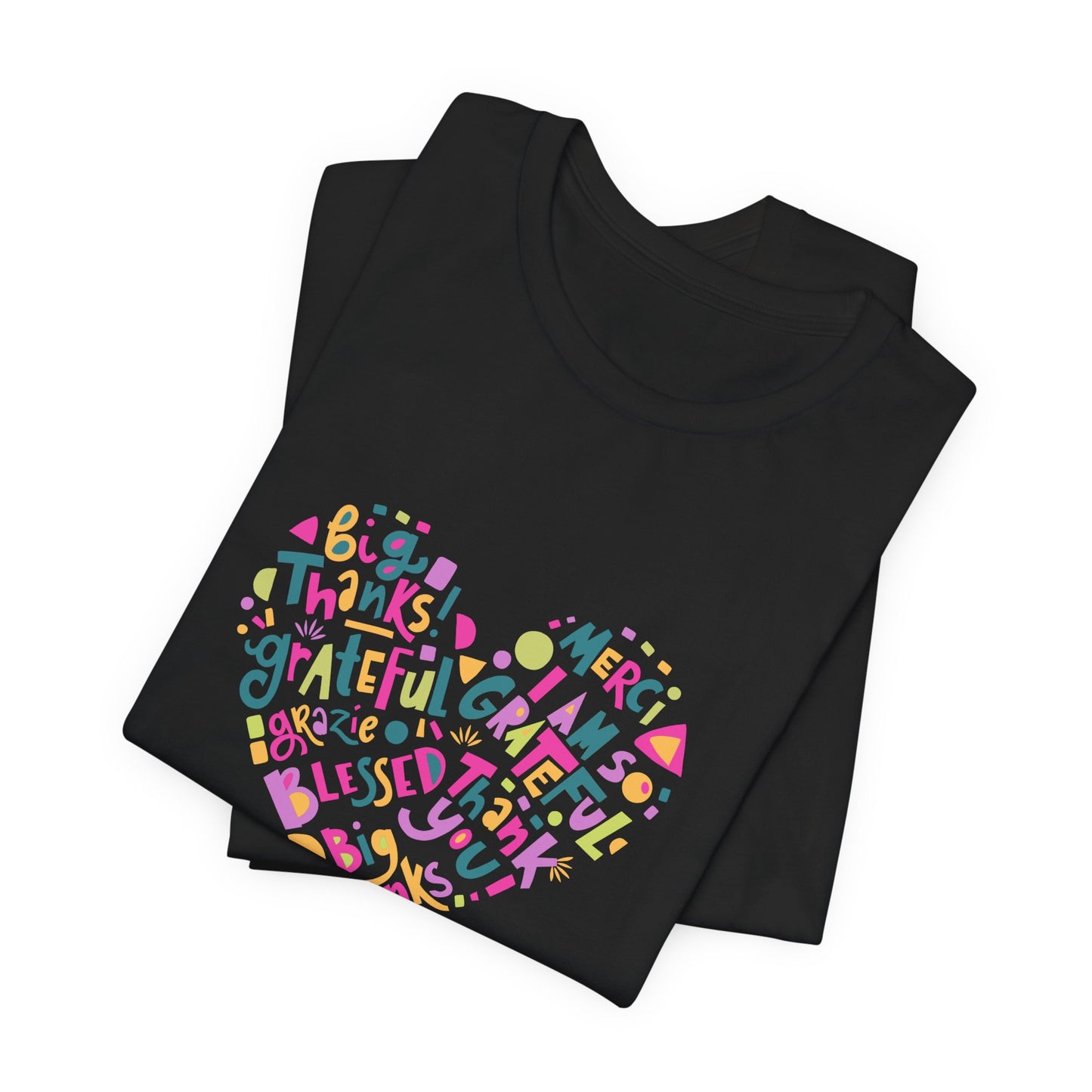Grateful Heart Unisex Jersey Tee - Positive Vibes Apparel