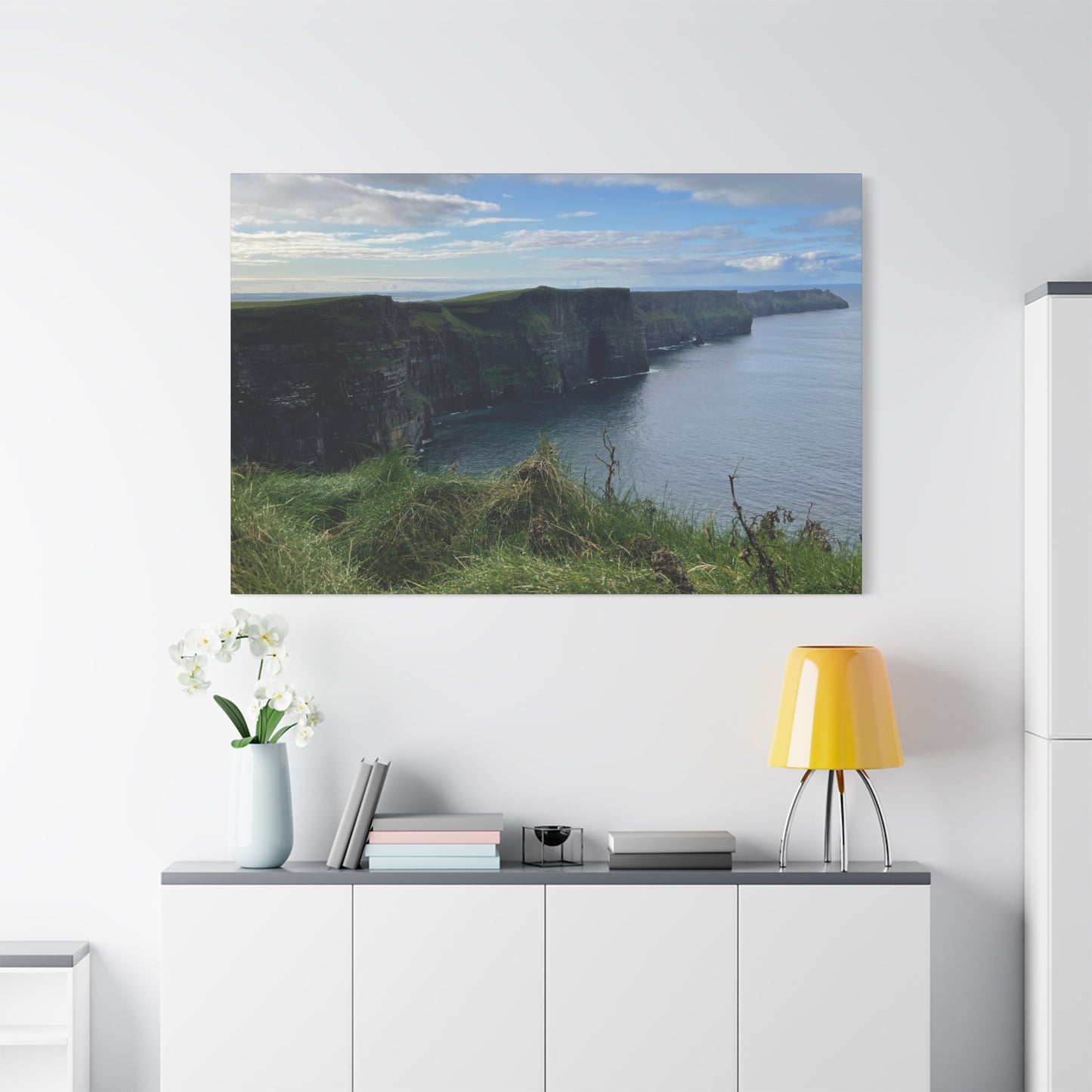 Coastal Cliffs Matte Canvas Wall Art - Tranquil Nature Decor