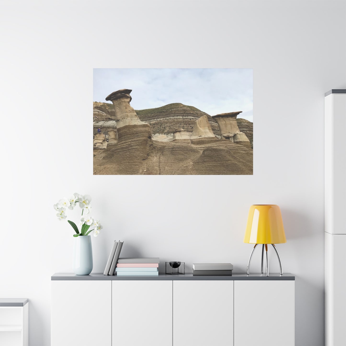 Elegant Landscape Canvas Art - Unique Rock Formations for Nature Lovers