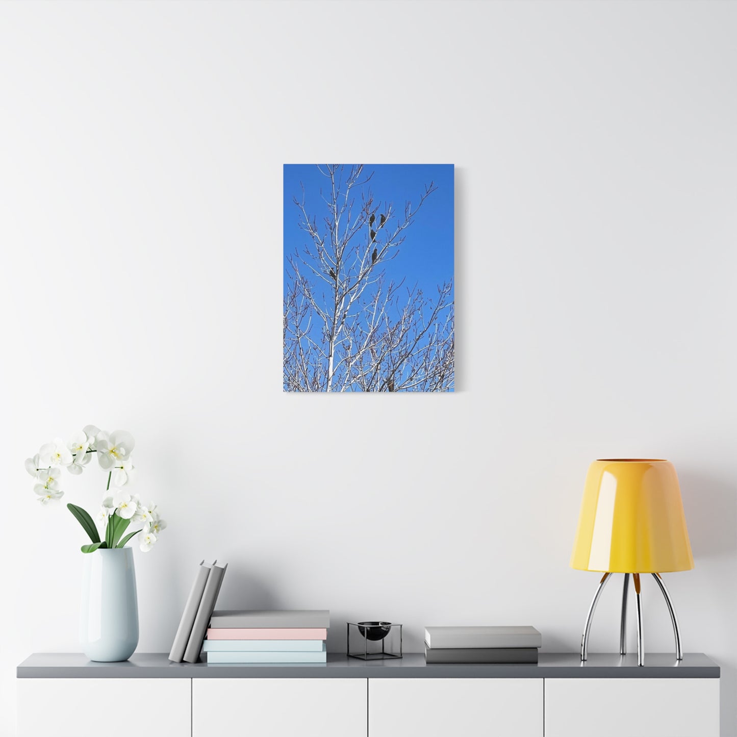 Serene Bird Canvas Wall Art - Tranquil Nature Decor for Home and Office