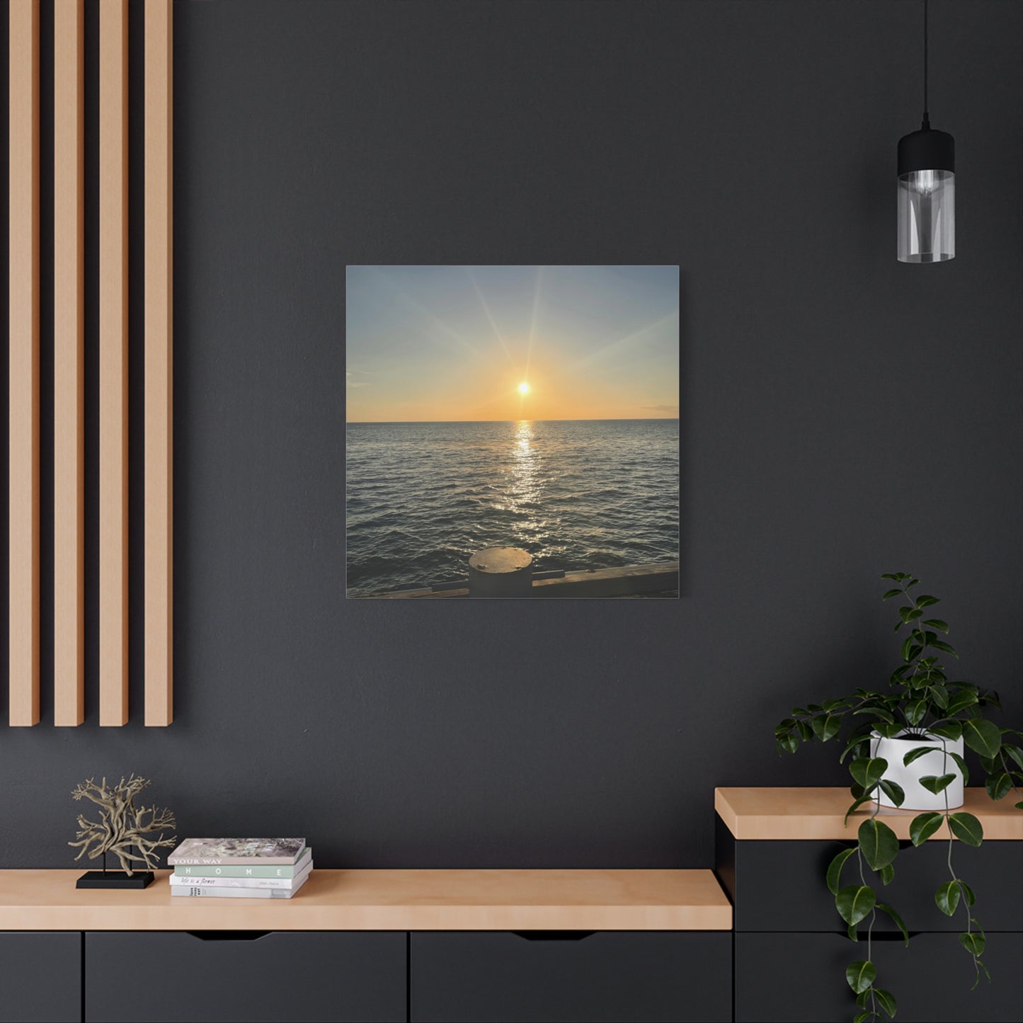 Serene Sunset Canvas Wall Art