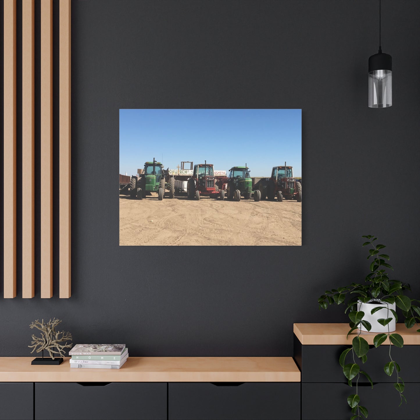 Farming Tractors Canvas Art - Stretched Matte Wall Decor