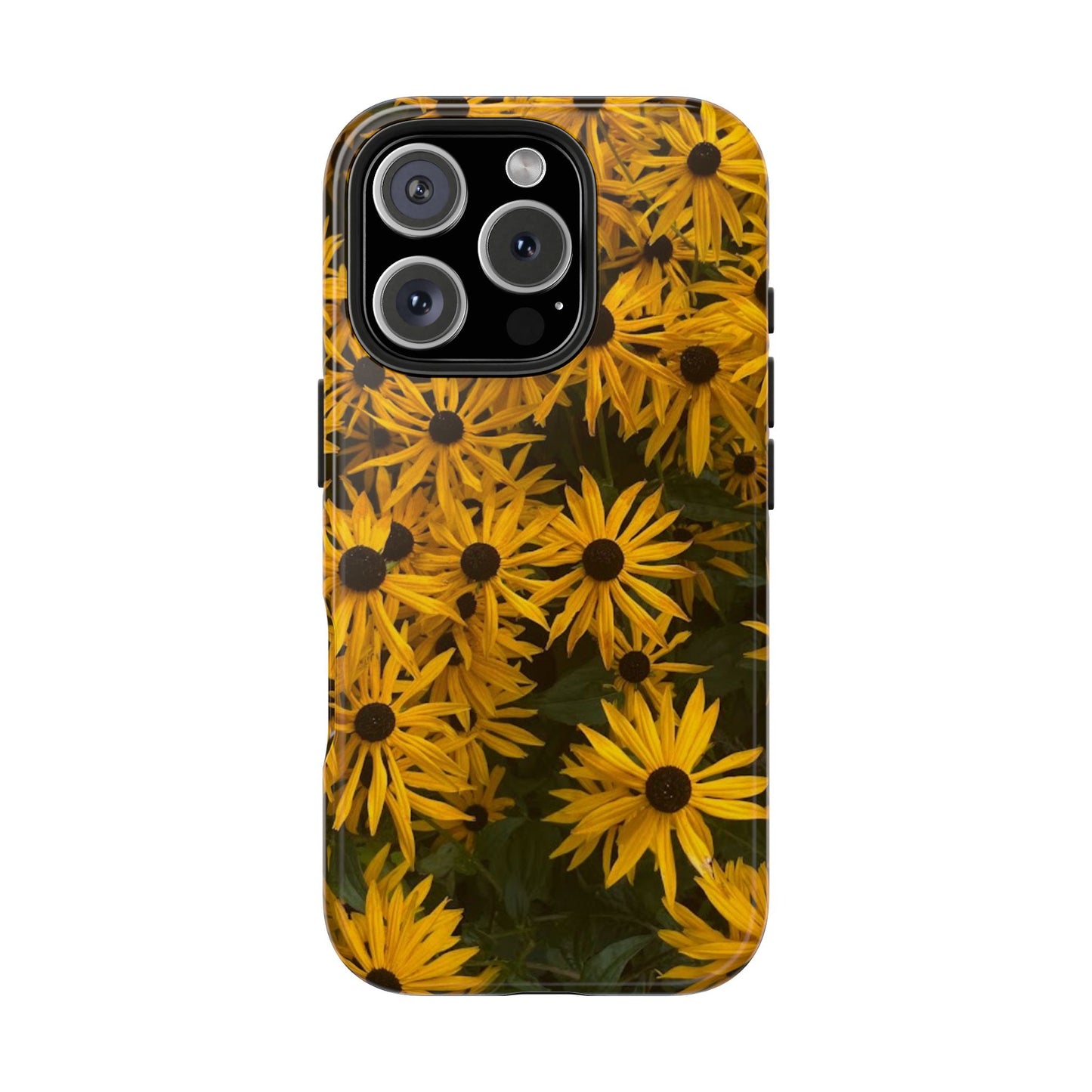 Vibrant Floral Tough Phone Case – Durable Protection with a Sunny Yellow Flower Design