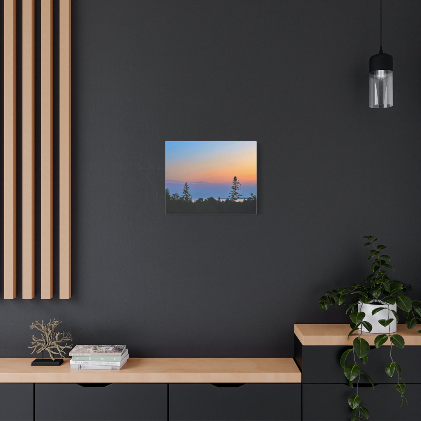 Serene Landscape Canvas Wall Art - Stretched Matte 1.25"