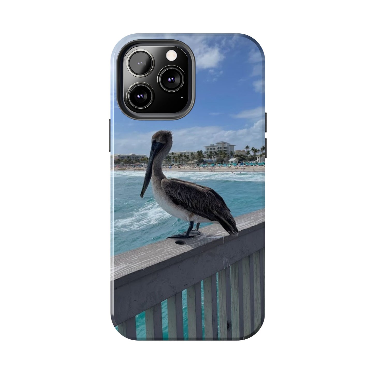 Coastal Pelican Tough Phone Cases - Durable Protection with Ocean Vibe