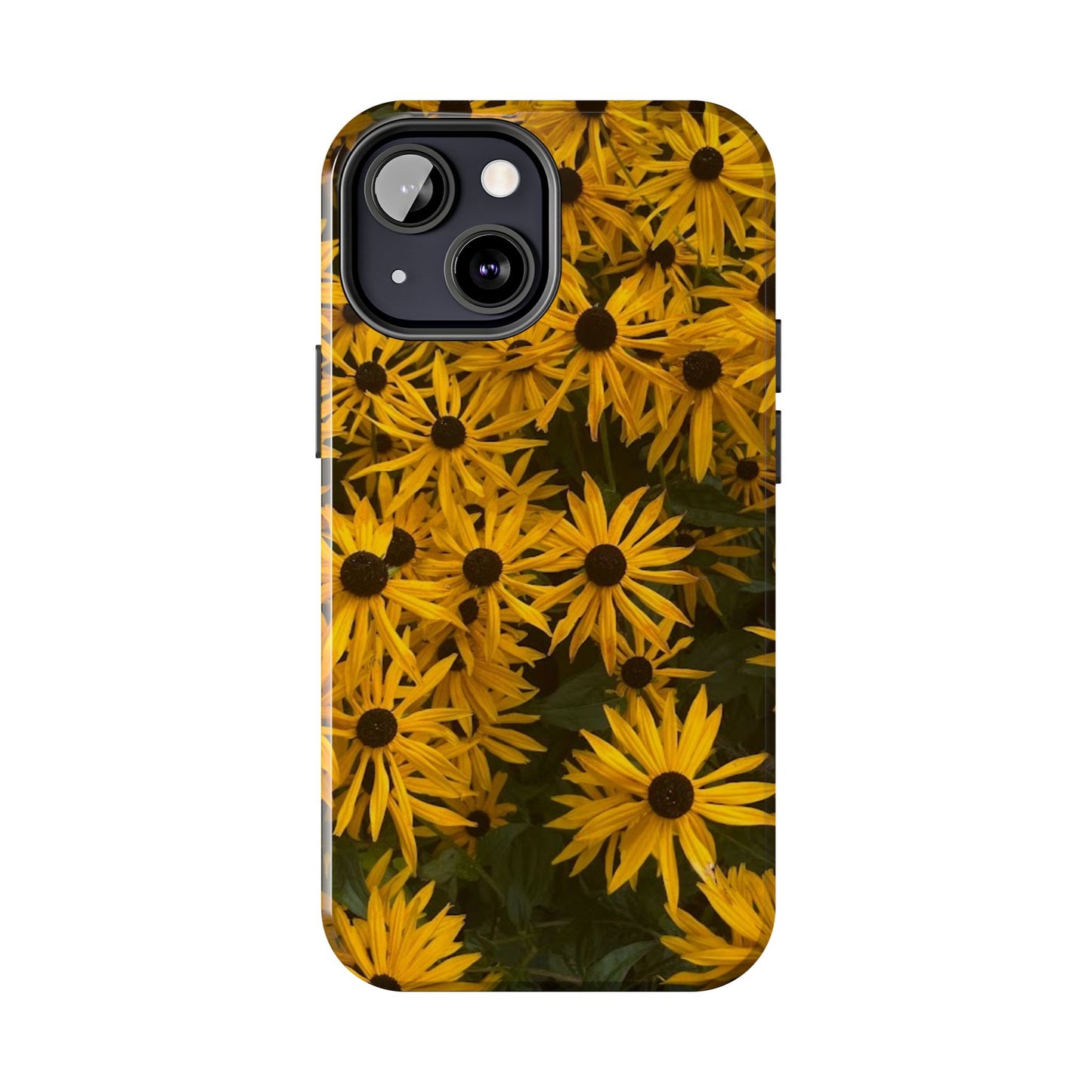 Vibrant Floral Tough Phone Case – Durable Protection with a Sunny Yellow Flower Design