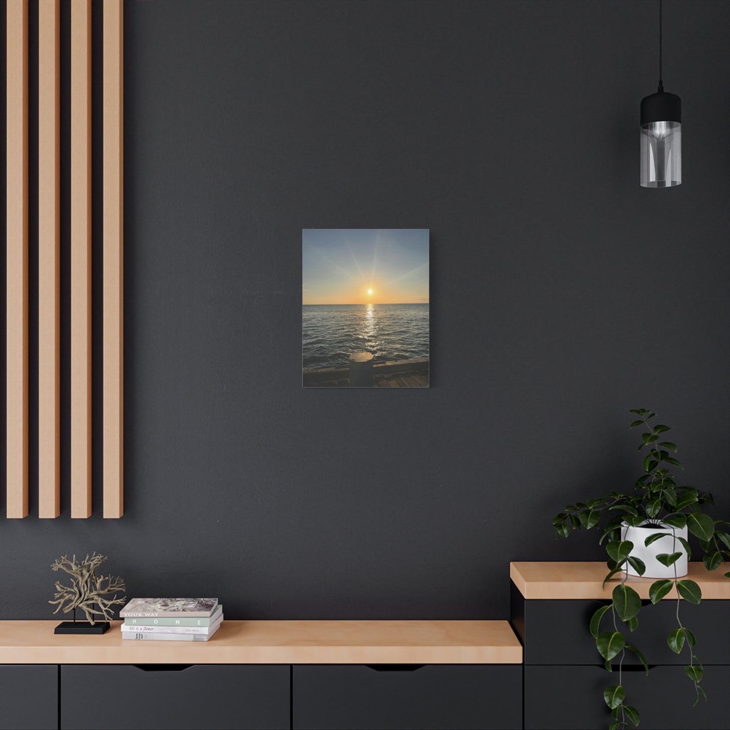 Serene Sunset Canvas Wall Art