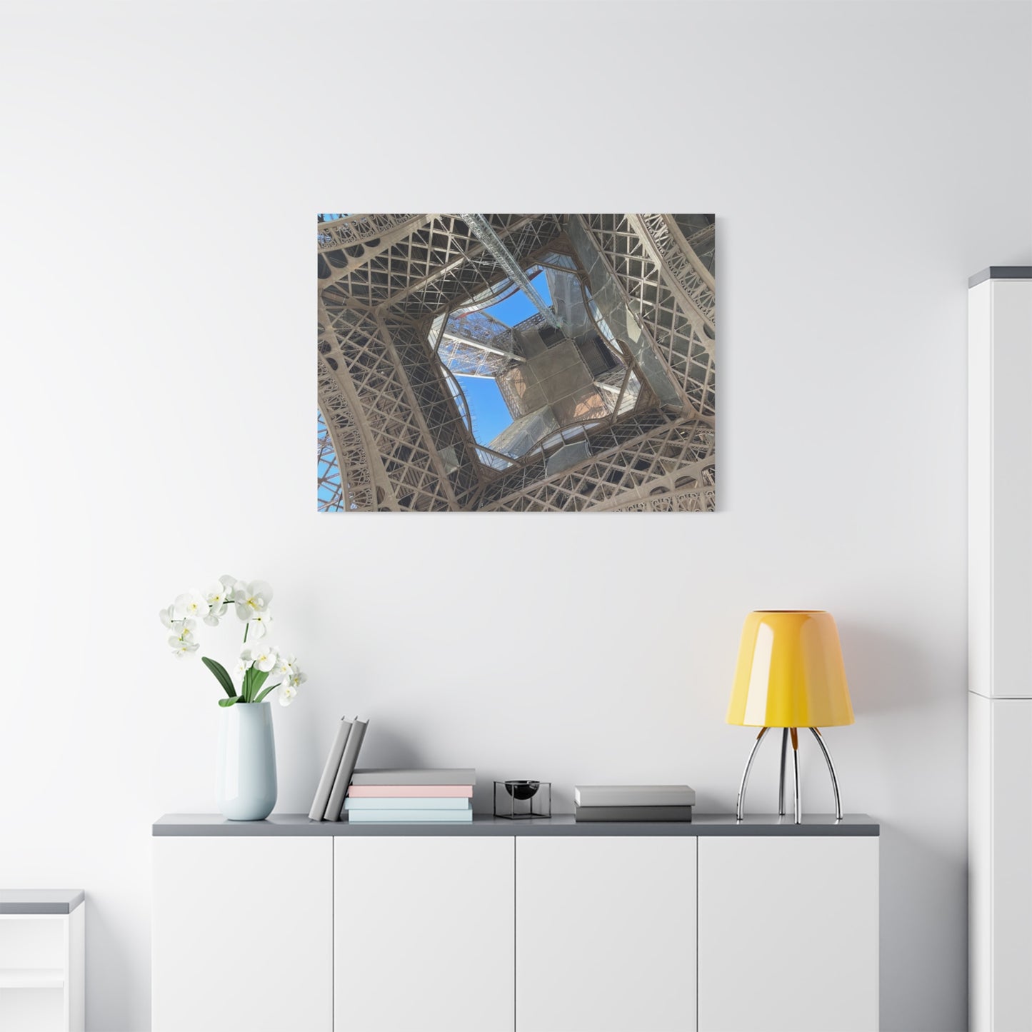 Eiffel Tower Canvas Art Print - Unique Architectural Home Decor