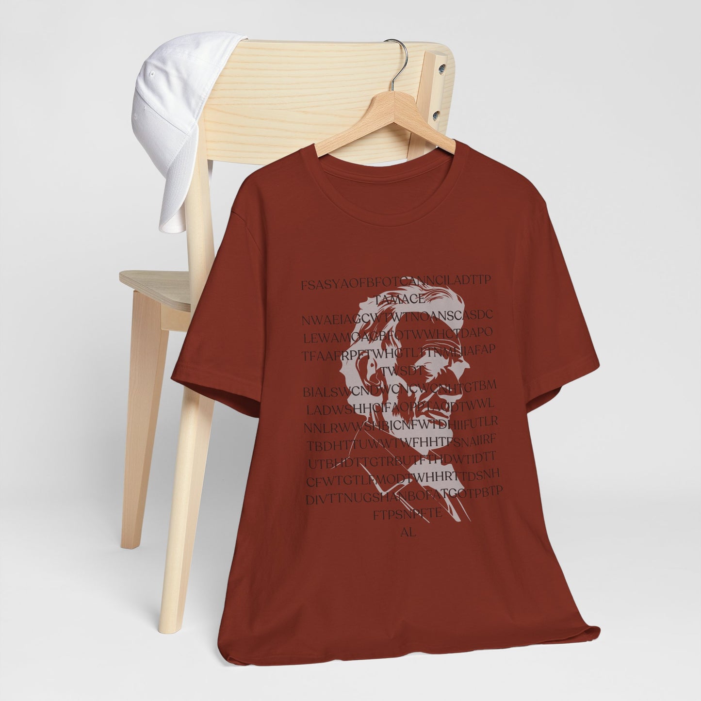 Lincoln's Gettysburg Address Unisex Jersey Short Sleeve Tee with Text Design