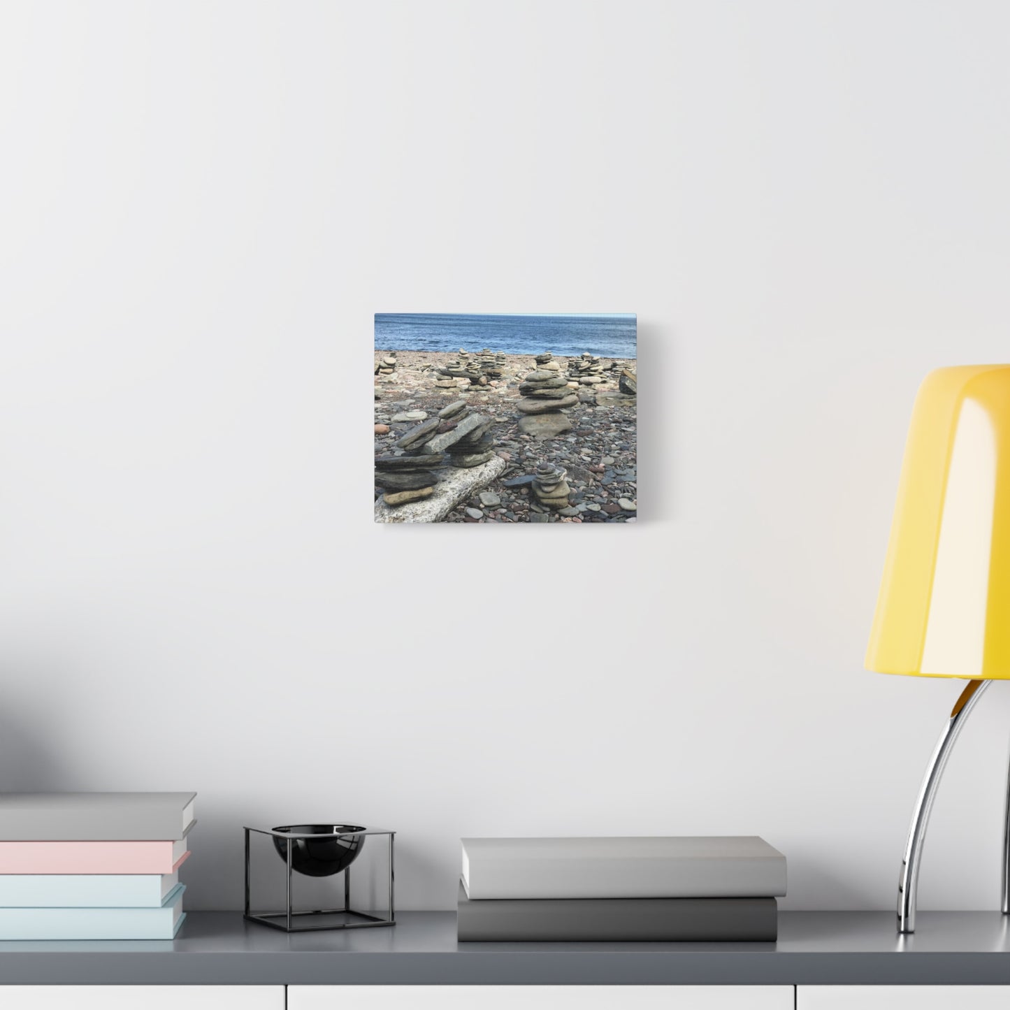 Tranquil Stone Stack Canvas Wall Art, Inspirational Home Decor, Serenity Gift, Nature Photography, Relaxing Living Room Art