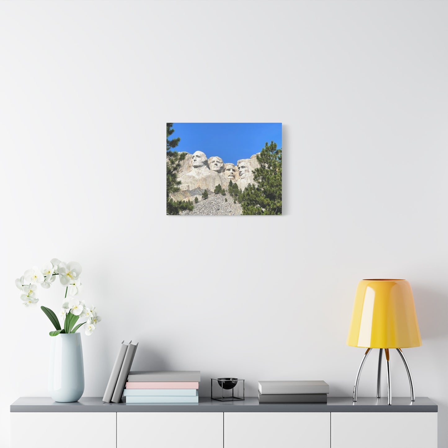 Rustic Mount Rushmore Canvas Art - Stretched Wall Decor