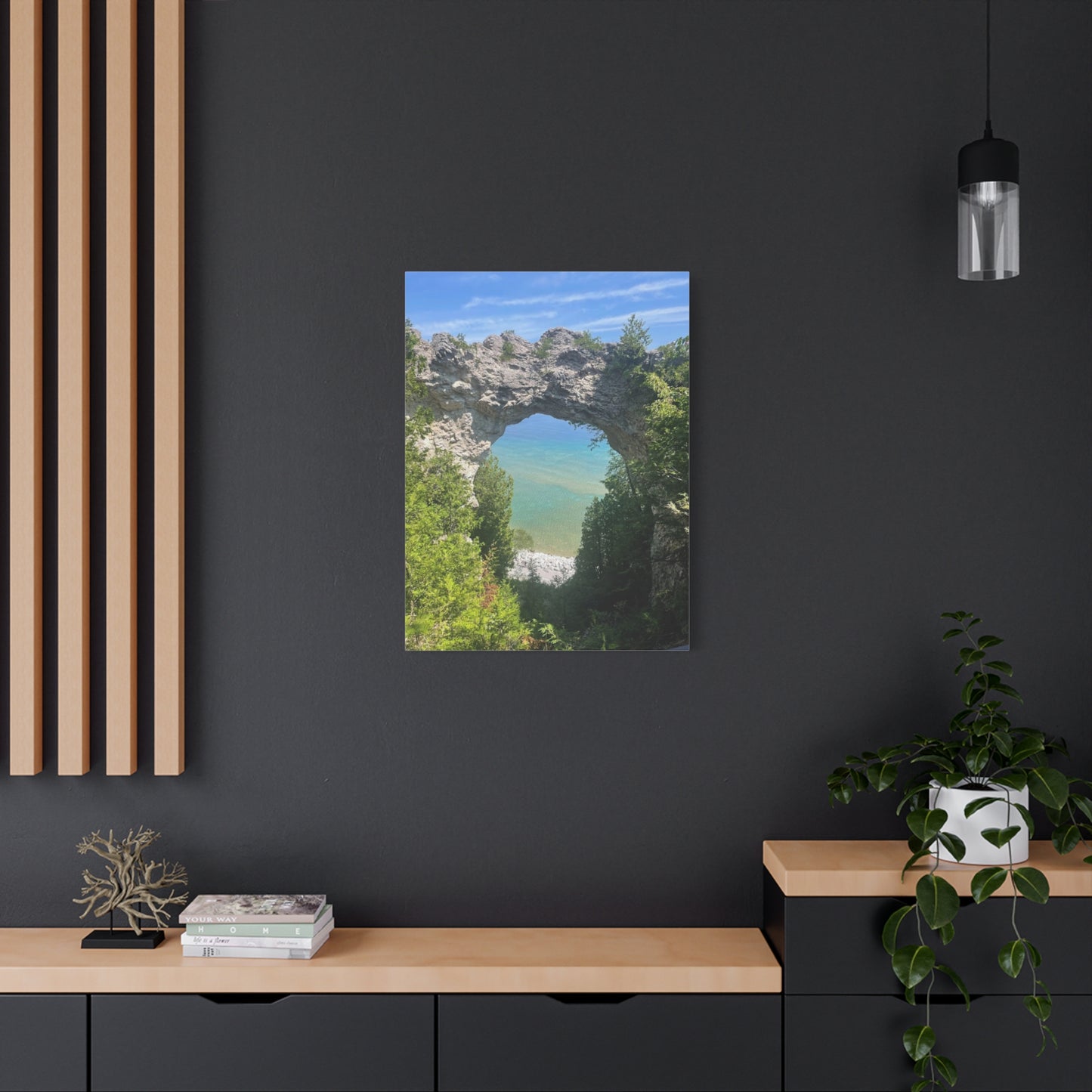 Scenic Nature Canvas - Arch Rock Artwork